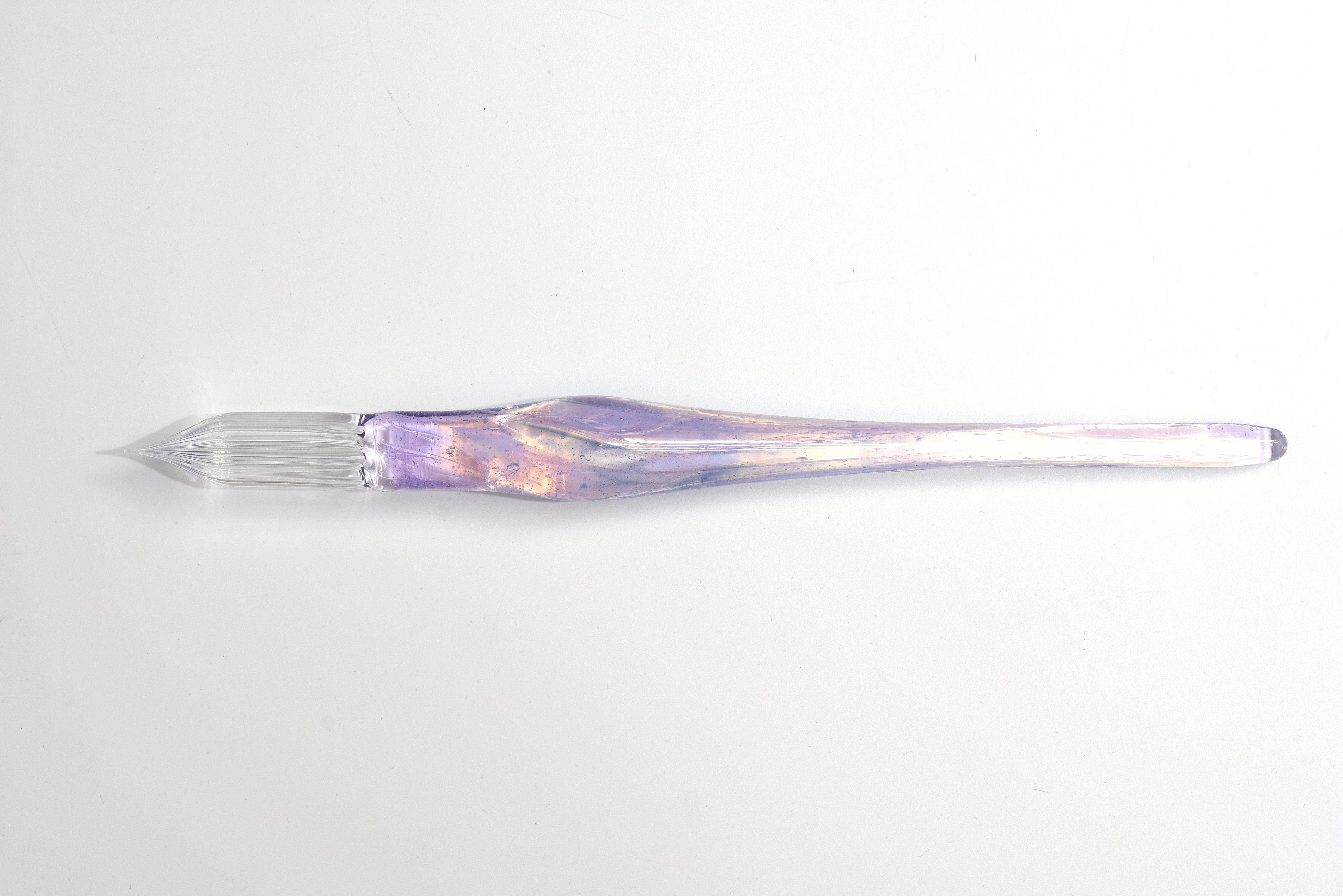 Glass Studio AUN Glass Pen - Marble - Light Purple