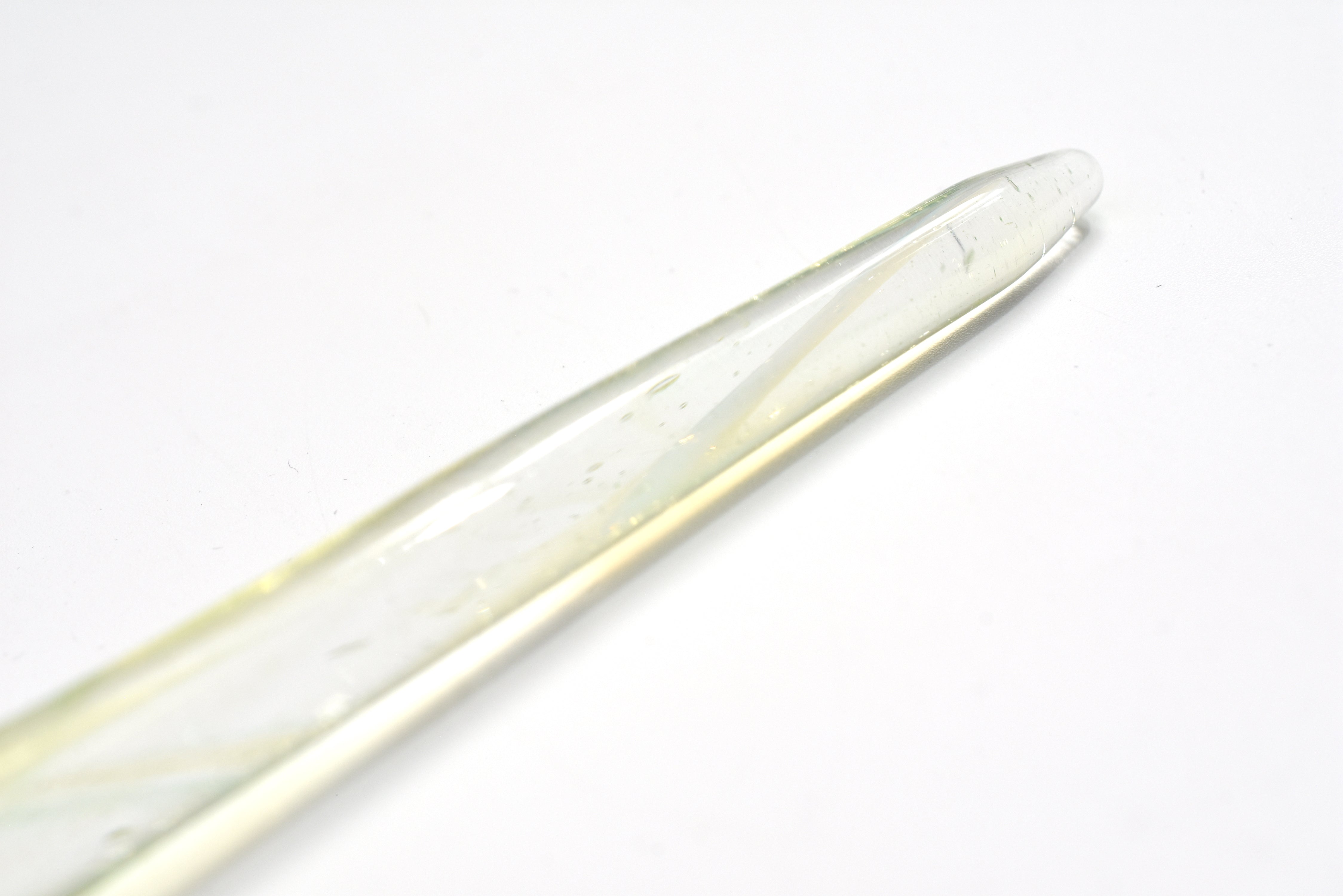 Glass Studio AUN Glass Pen - Marble - Lemon Drop – Yoseka Stationery