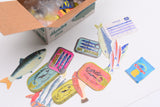 Greeting Life Flake Stickers - Fish