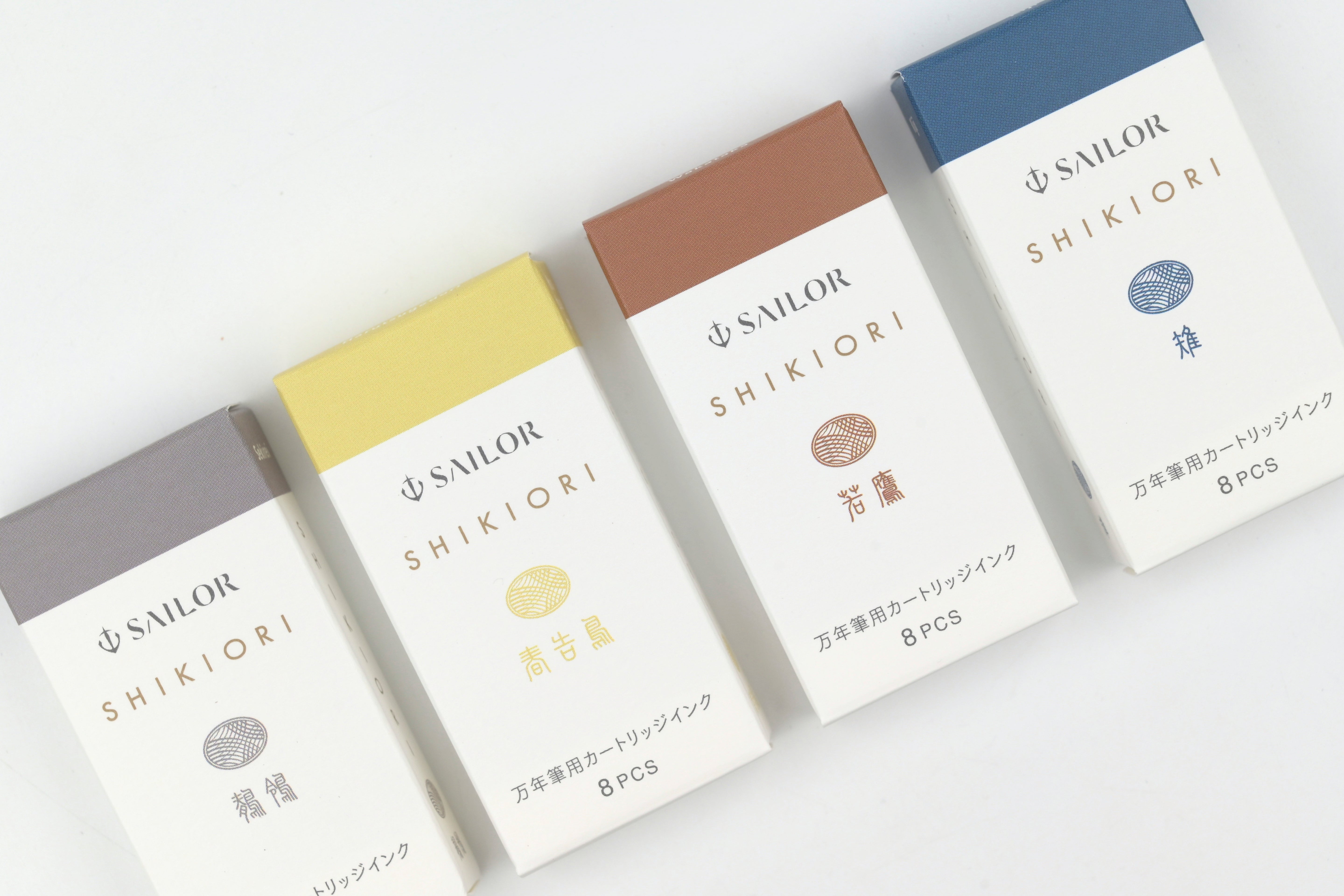 Sailor Shikiori Ink Cartridges - Noyama-no-uta - Pack of 8