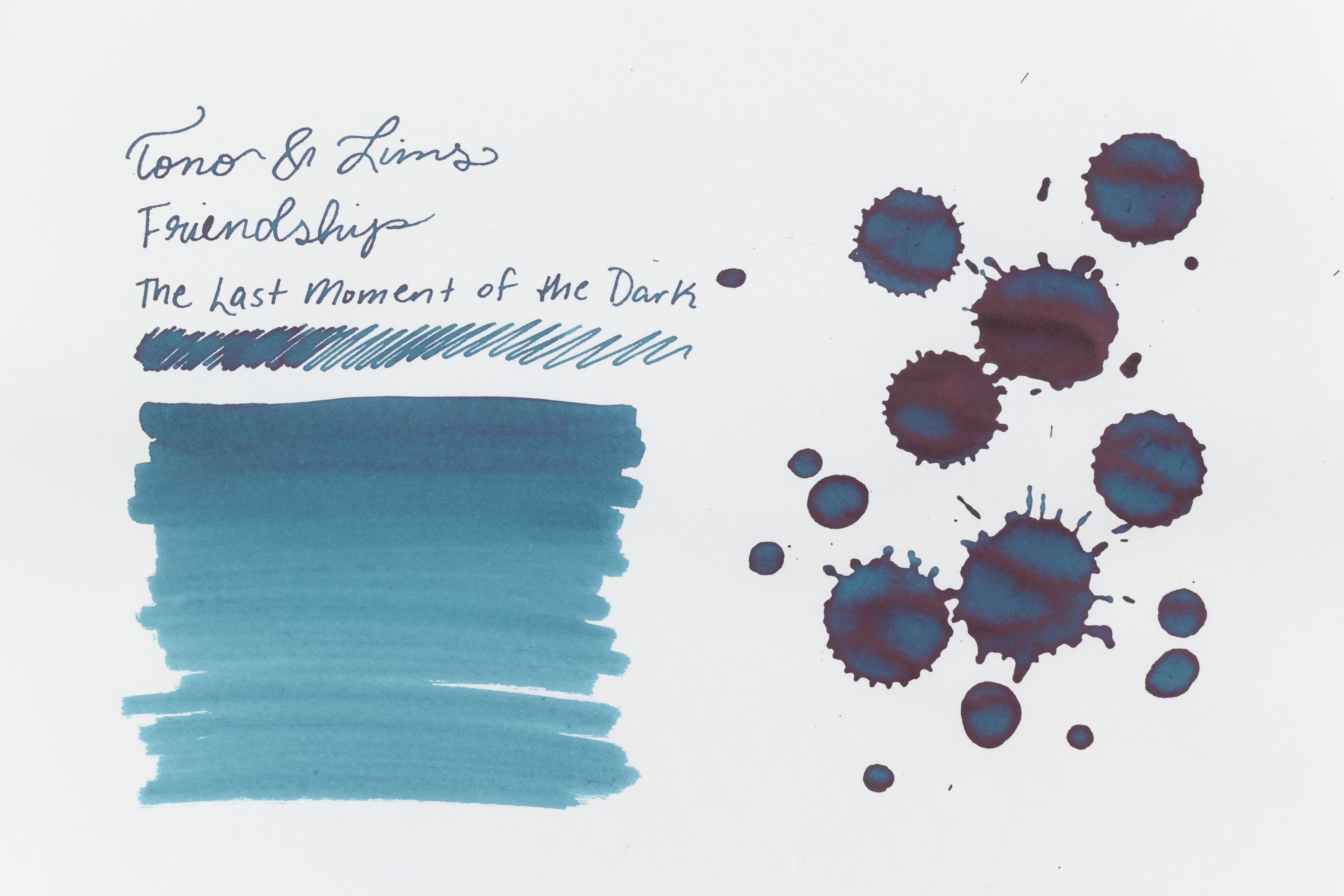 Tono & Lims Ink Bottle - Friendship - The Last Moment Of The Dark