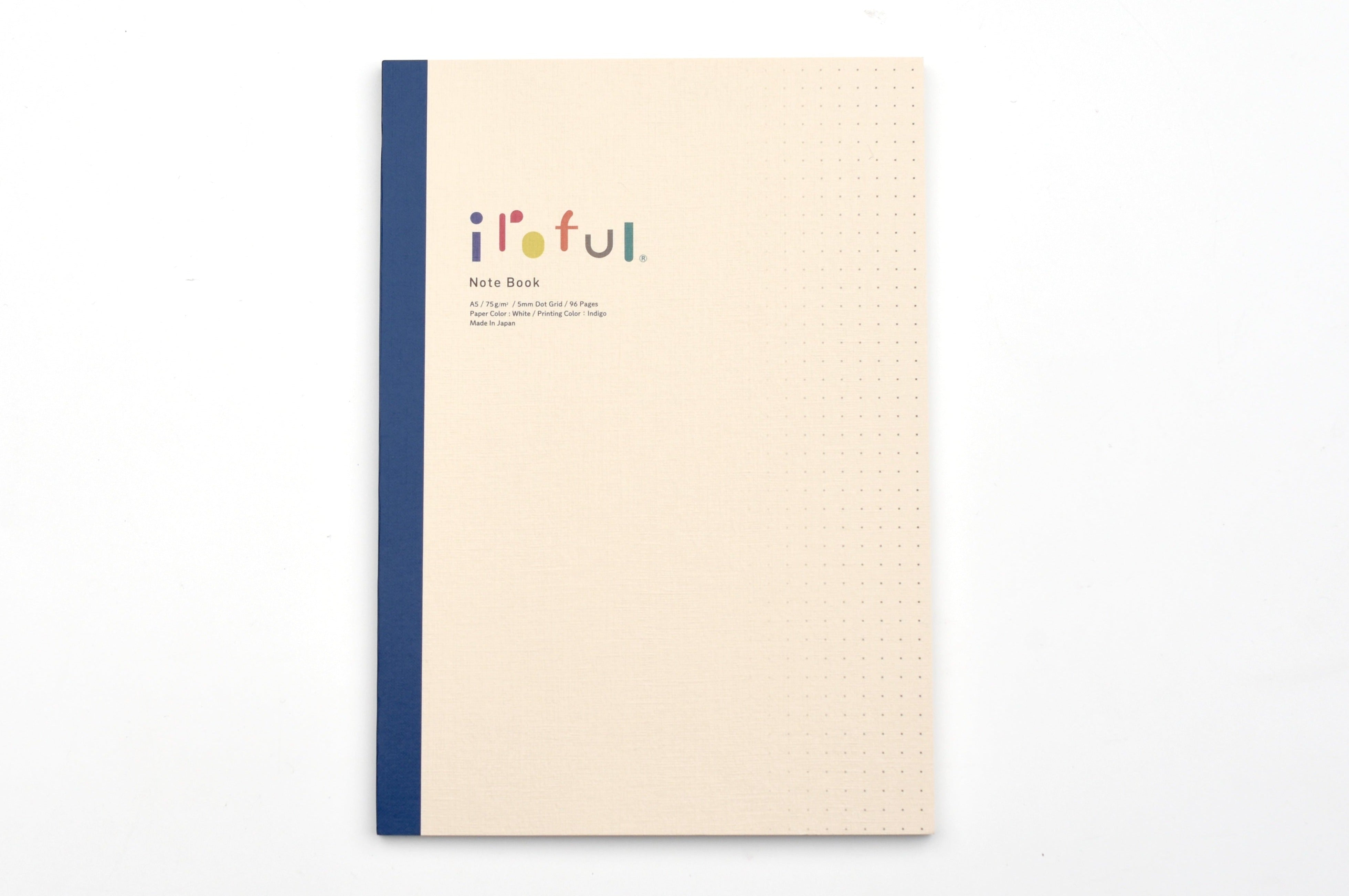 Sakae TP Iroful Soft Cover Notebook - A5 - Dot Grid - 96 Pages