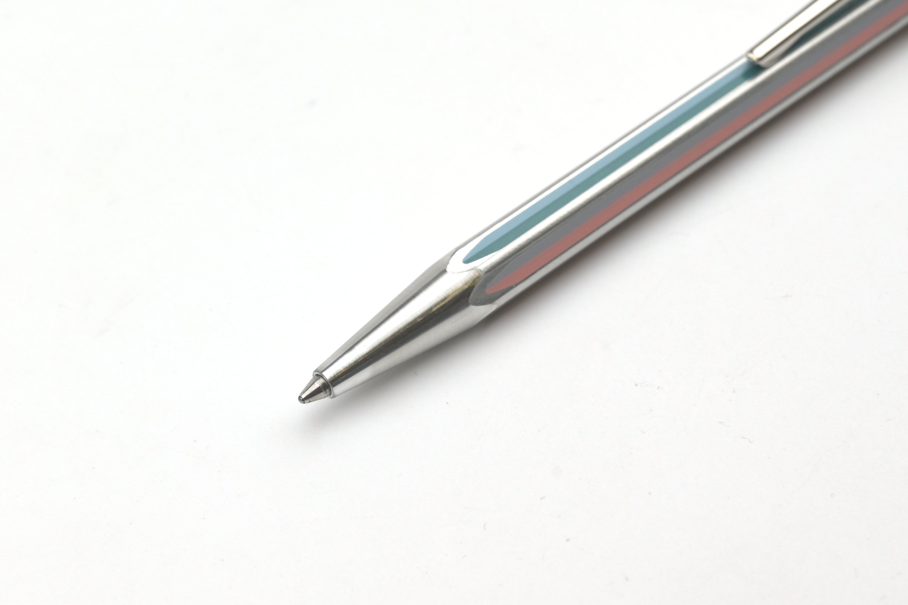 Caran d'Ache x Paul Smith 849 Ballpoint Pen - Silver - 5th Edition