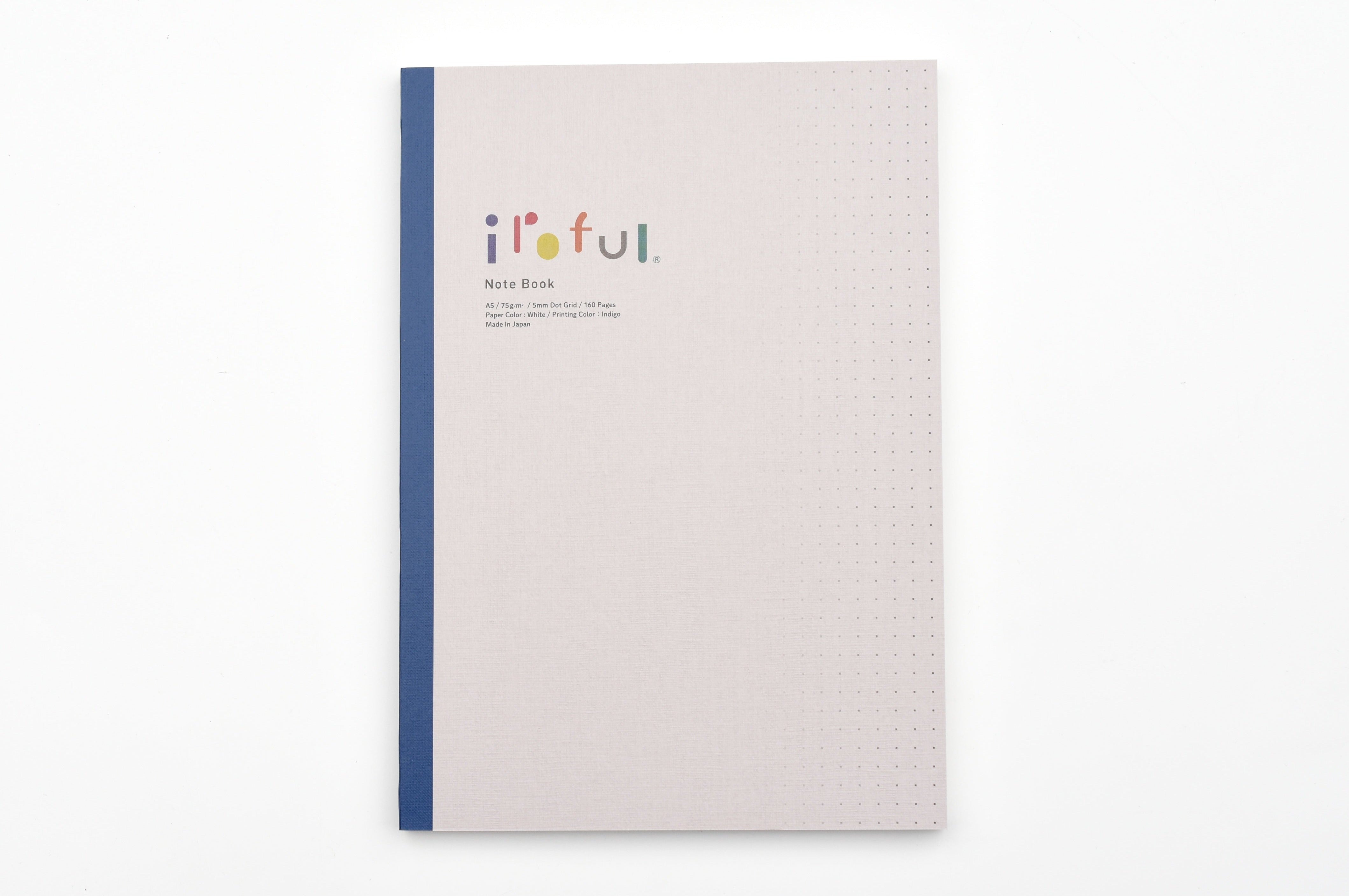 Sakae TP Iroful Soft Cover Notebook - A5 - Dot Grid - 160 Pages