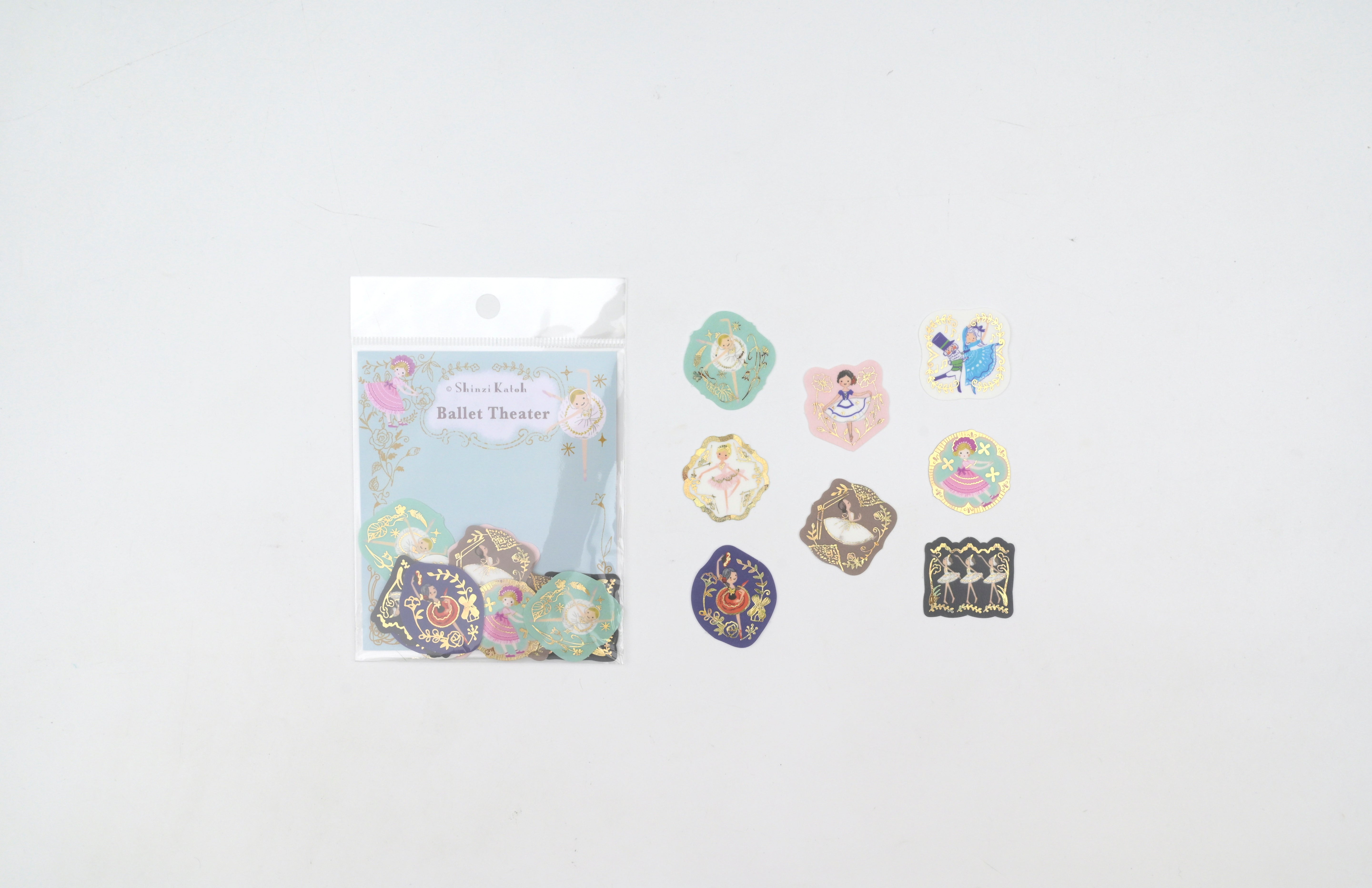 SEAL-DO Gold-Foil Flake Sticker - Ballet Theater