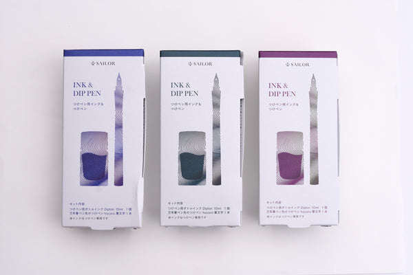 Sailor Dipton + Hocoro - Dip Pen and Sheening Ink Set - Limited Editio –  Yoseka Stationery