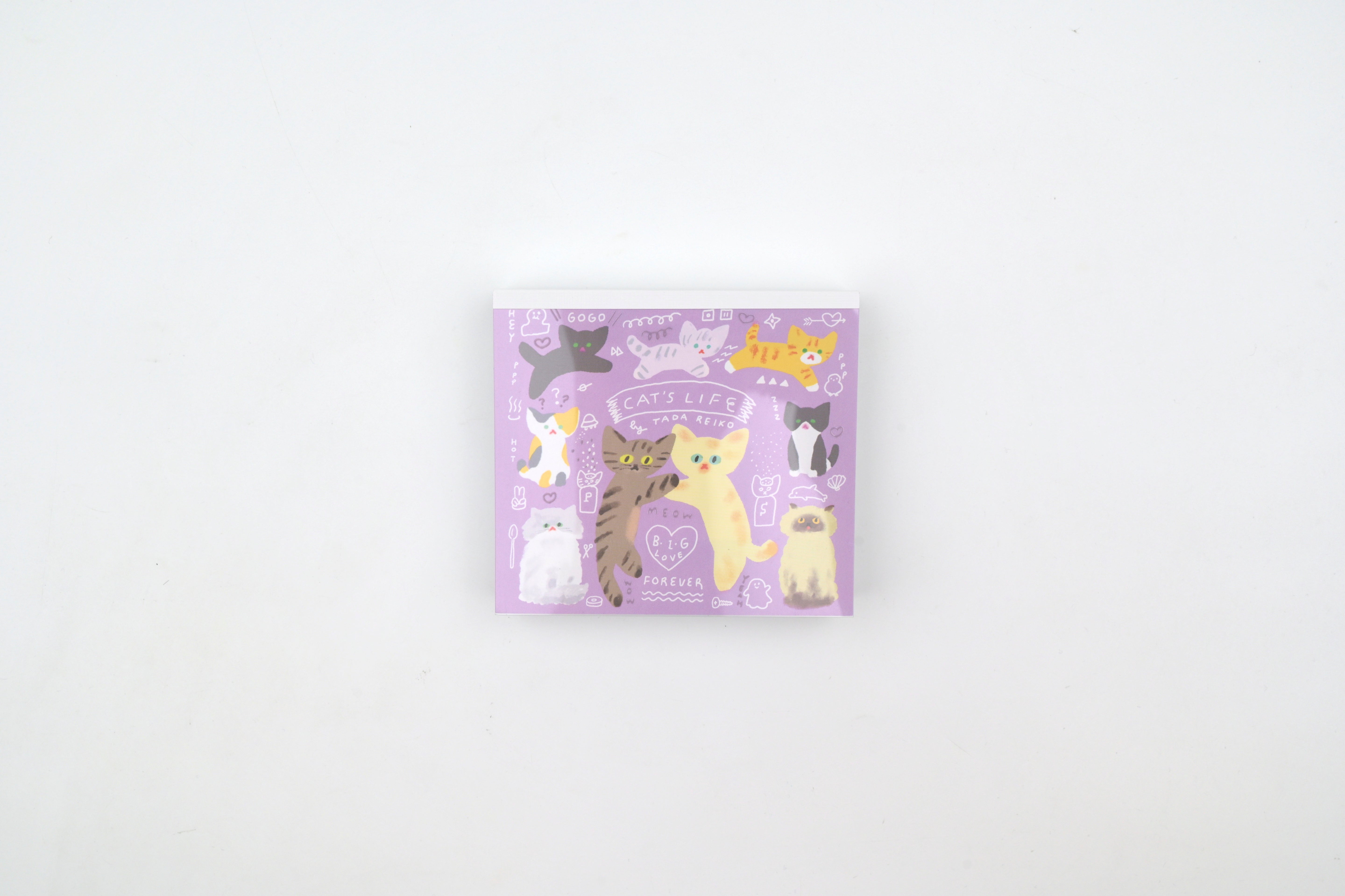 Cozyca - Reiko Tada Memo Pad - Cat's Life