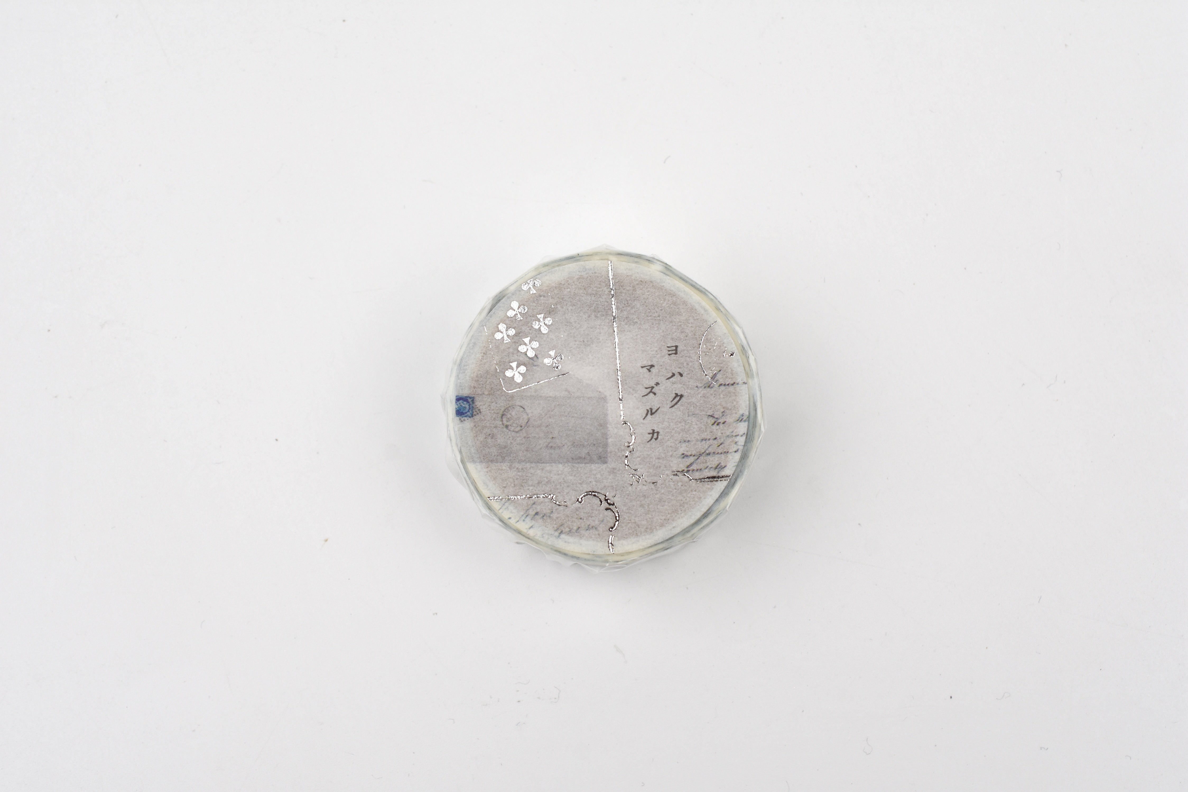 Yohaku Washi Tape - Foil-stamped Masking Tape - Mazurka