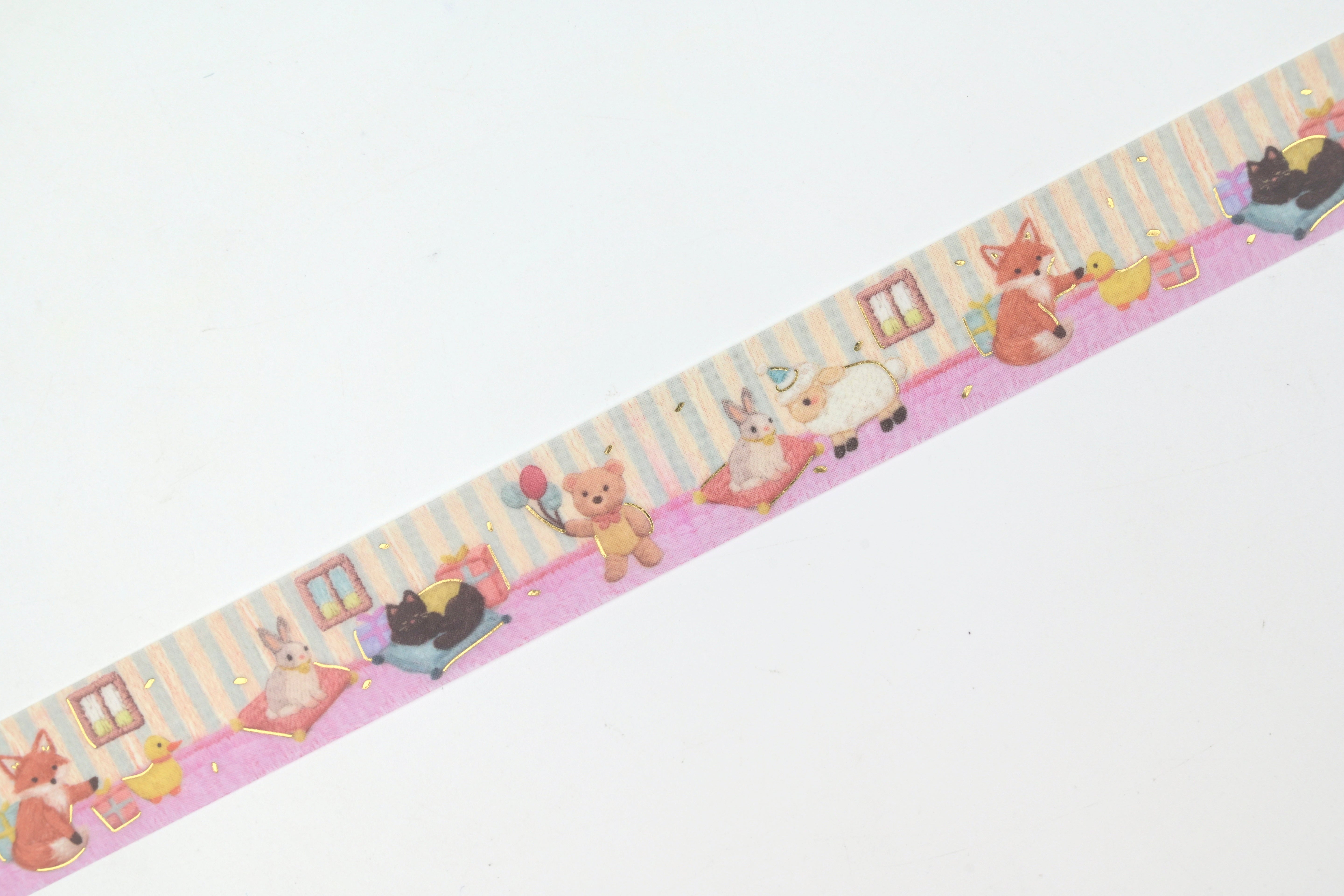 BGM Washi Tape - Foil Stamping - Pieni Stitch - Small Party