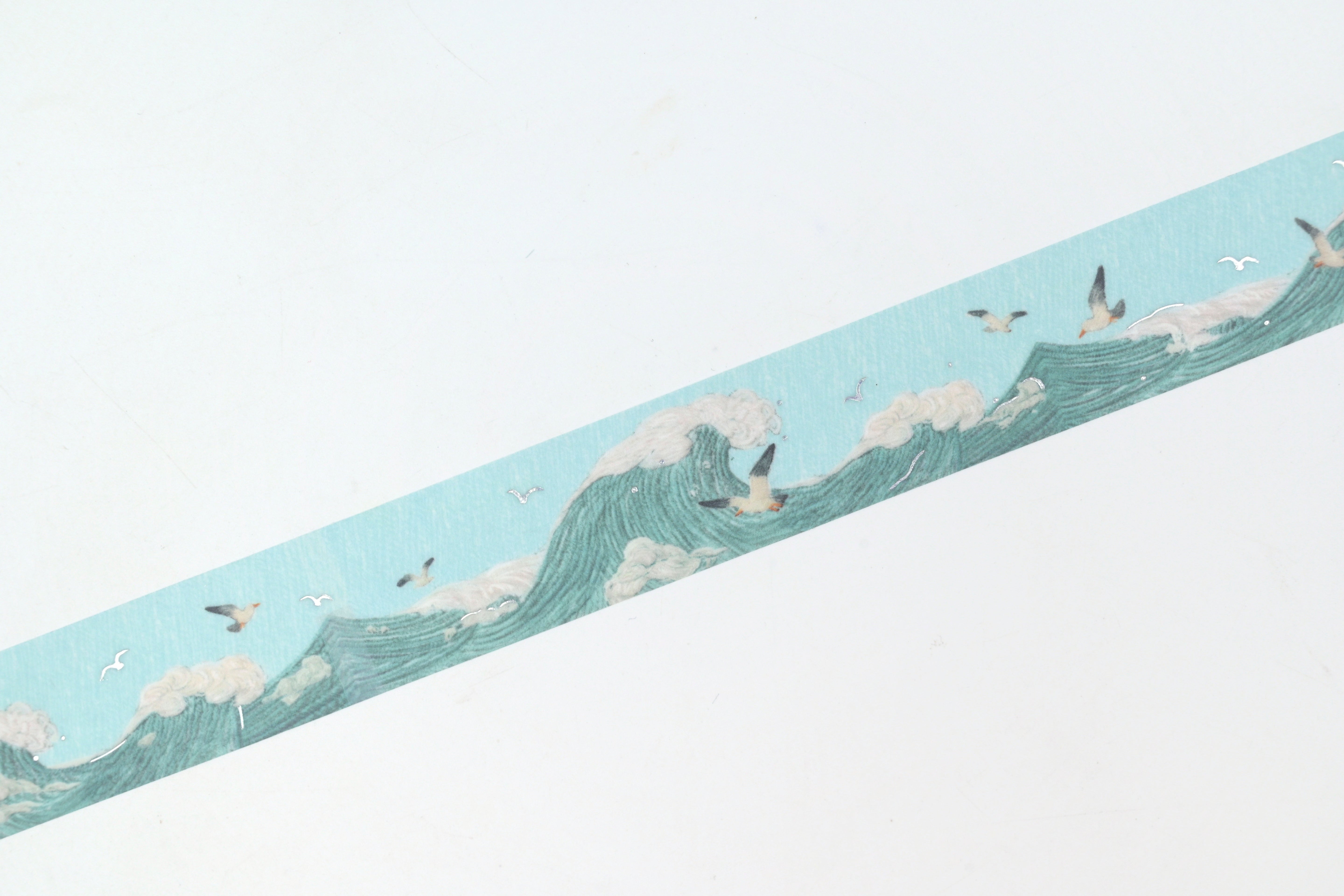 BGM Washi Tape - Foil Stamping - Pieni Stitch - Small Sea