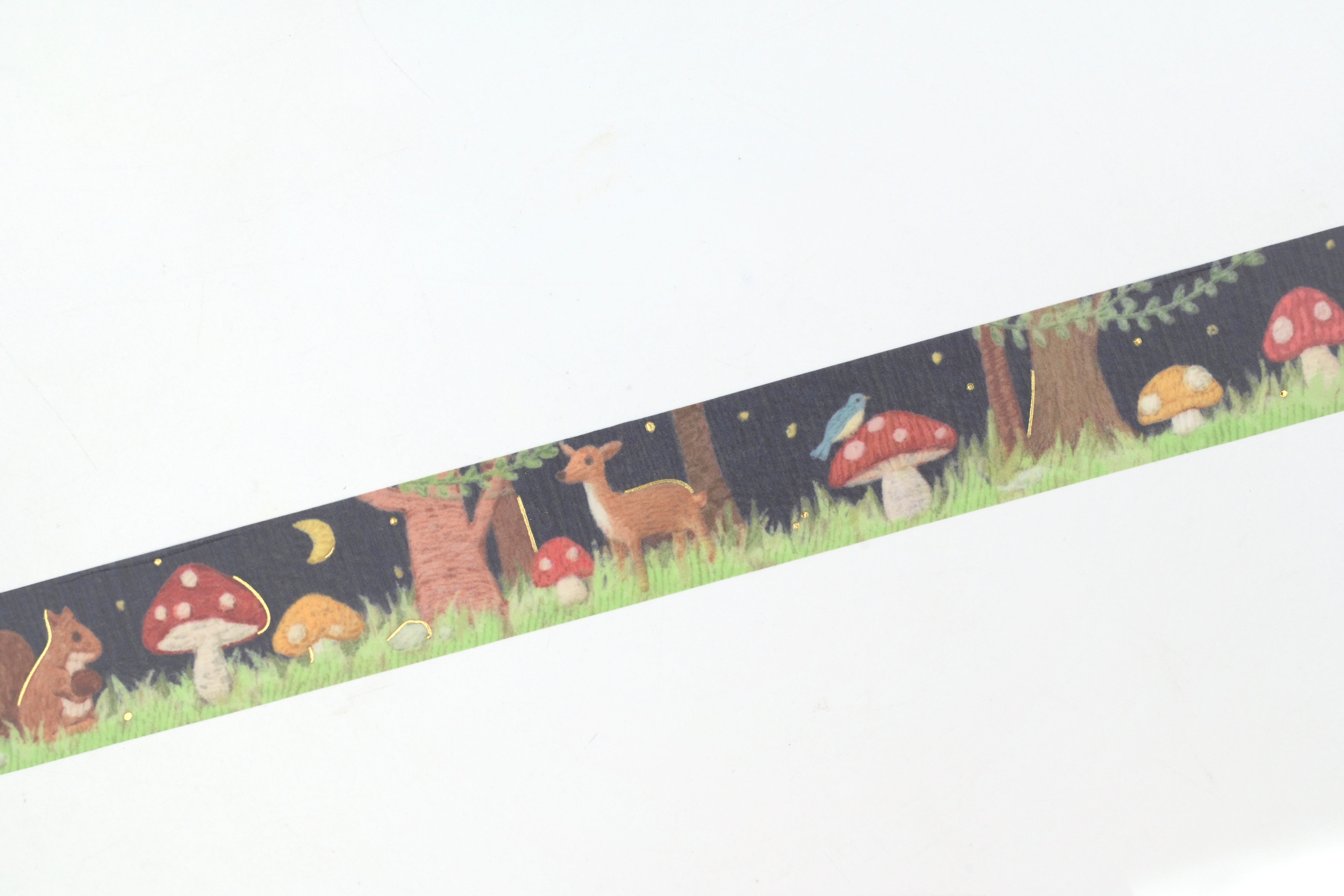 BGM Washi Tape - Foil Stamping - Pieni Stitch - Small Forest