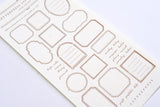Oeda Letterpress - Sticker Sheet - Frame
