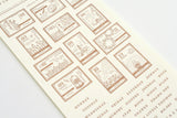 Oeda Letterpress - Sticker Sheet - Stamp