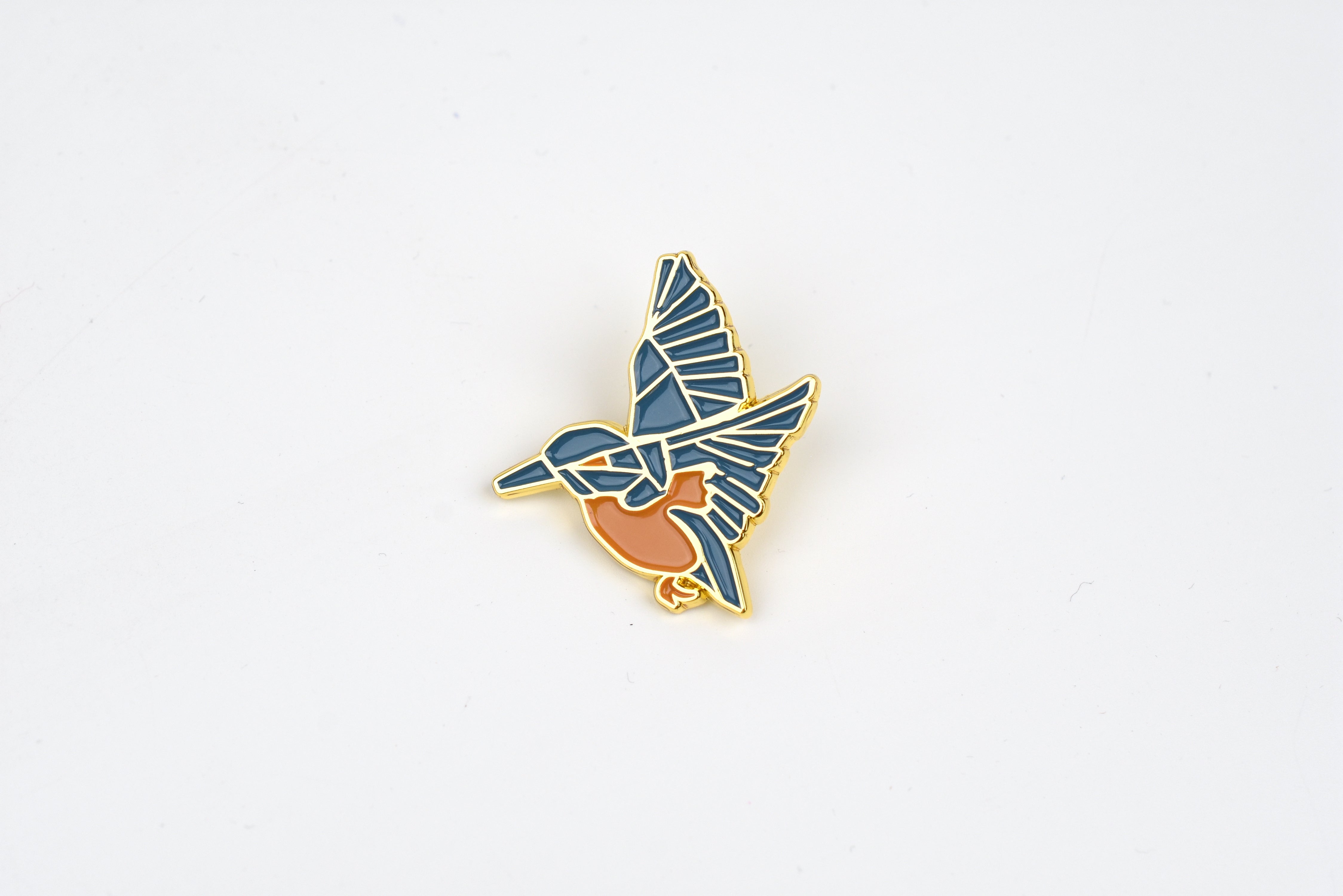 Esterbrook x BUNGUBOX Enamel Pin - Kachofugetsu Collection - Kingfisher - Limited Edition