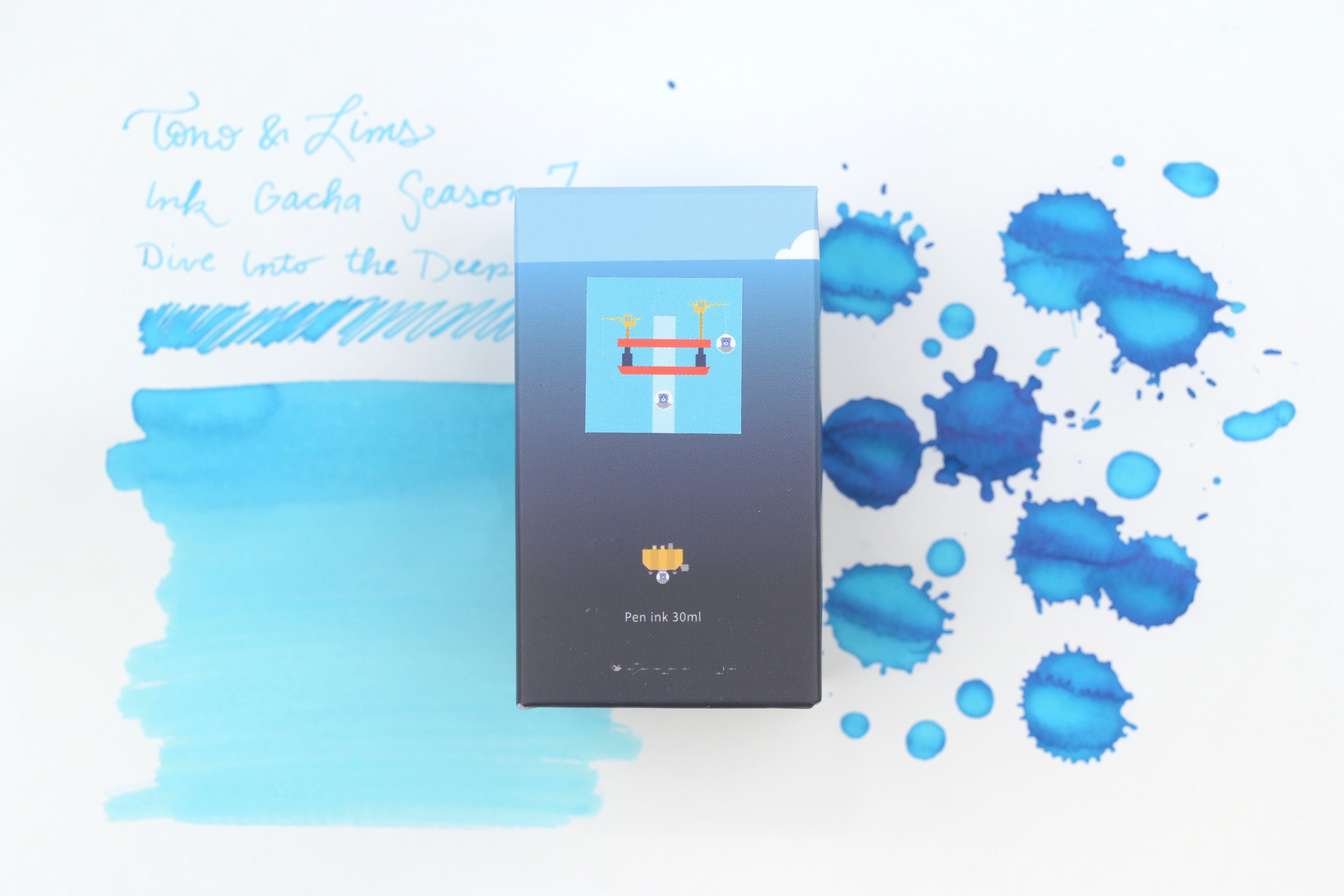 Invisible ink△ ocean Tono & Lims Ink Bottle - Ink Gacha - Season 7: Dive Into the Deep