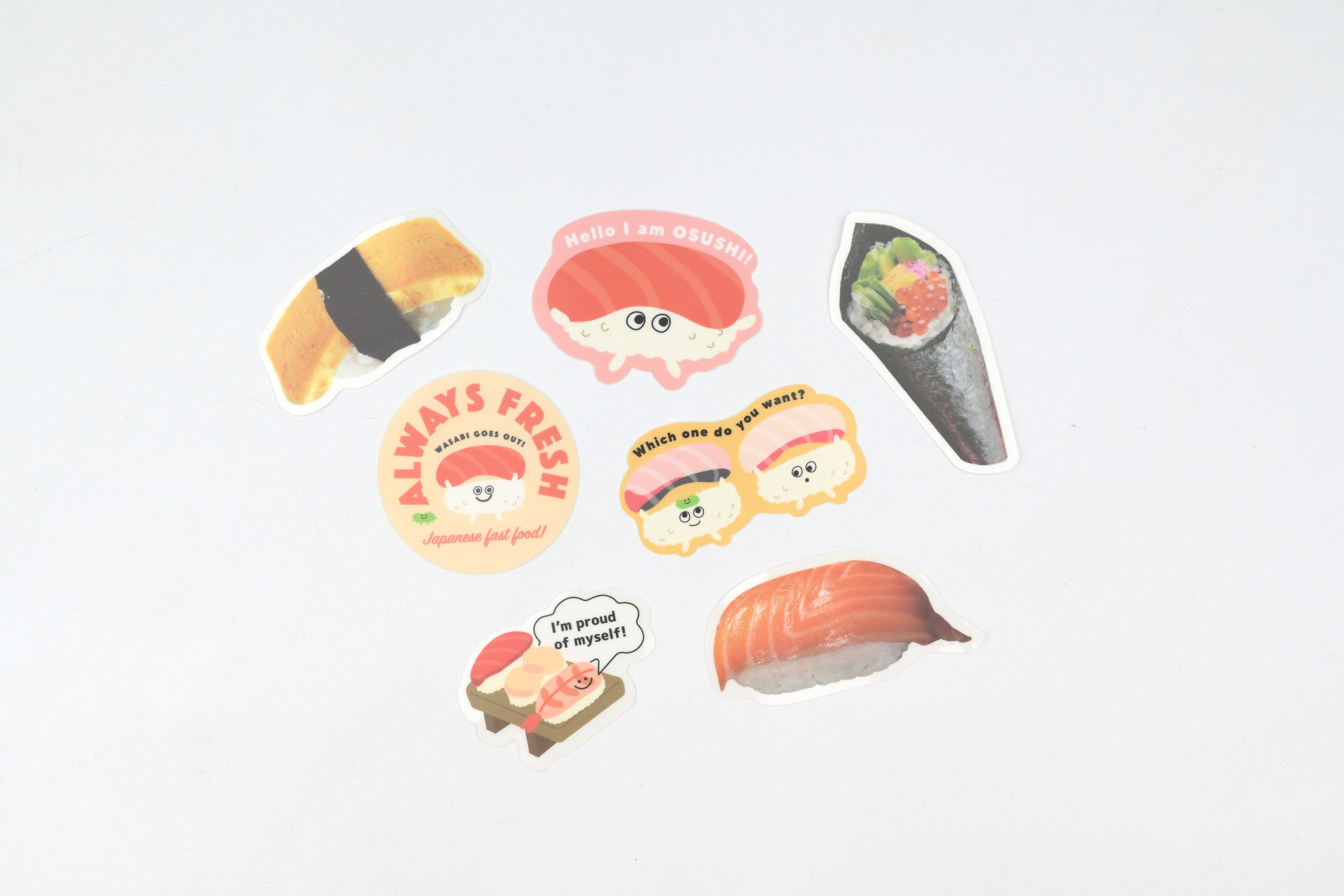 Greeting Life Sticker Pack - Sushi