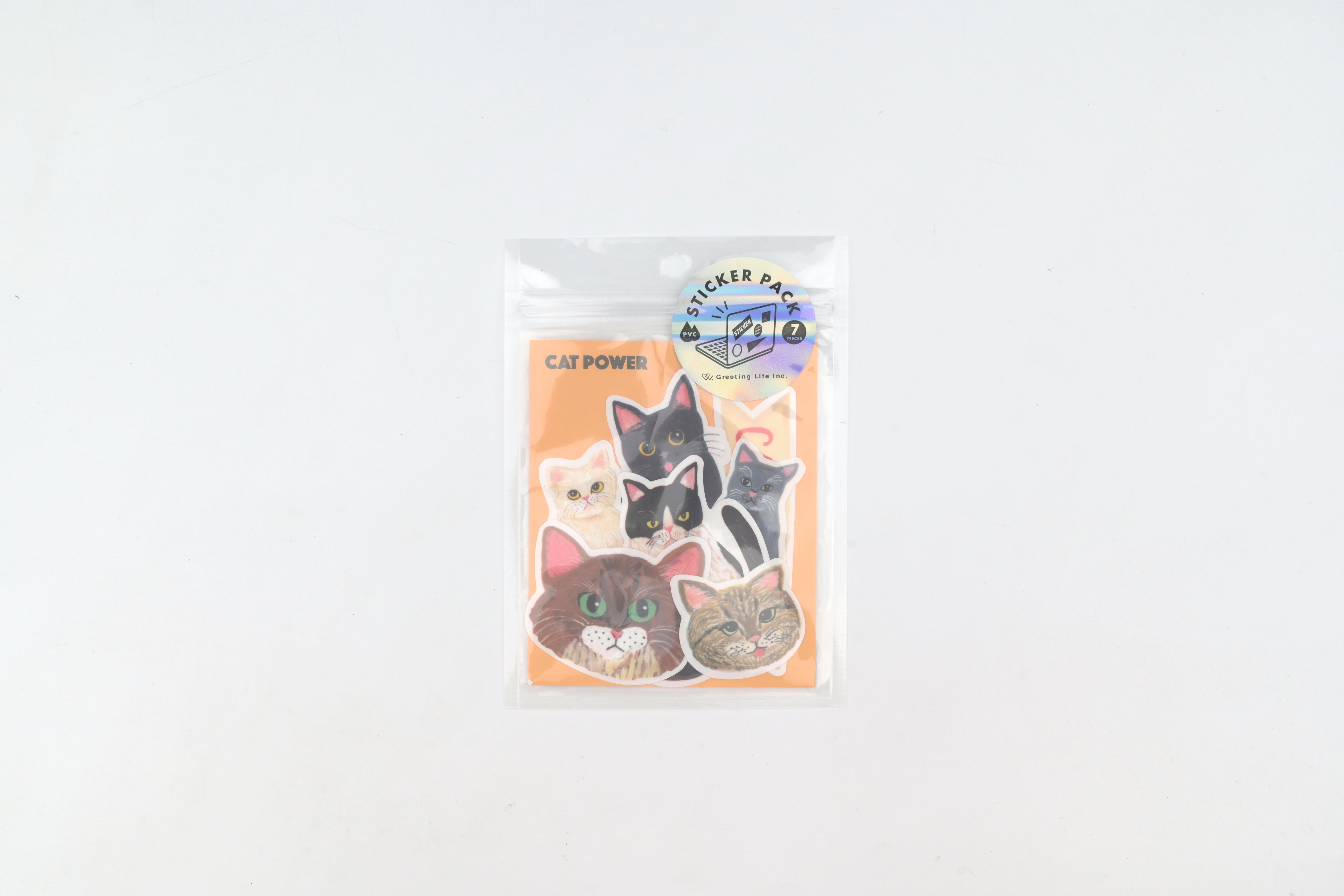 Greeting Life x Kahoko Sodeyama Sticker Pack - Cat