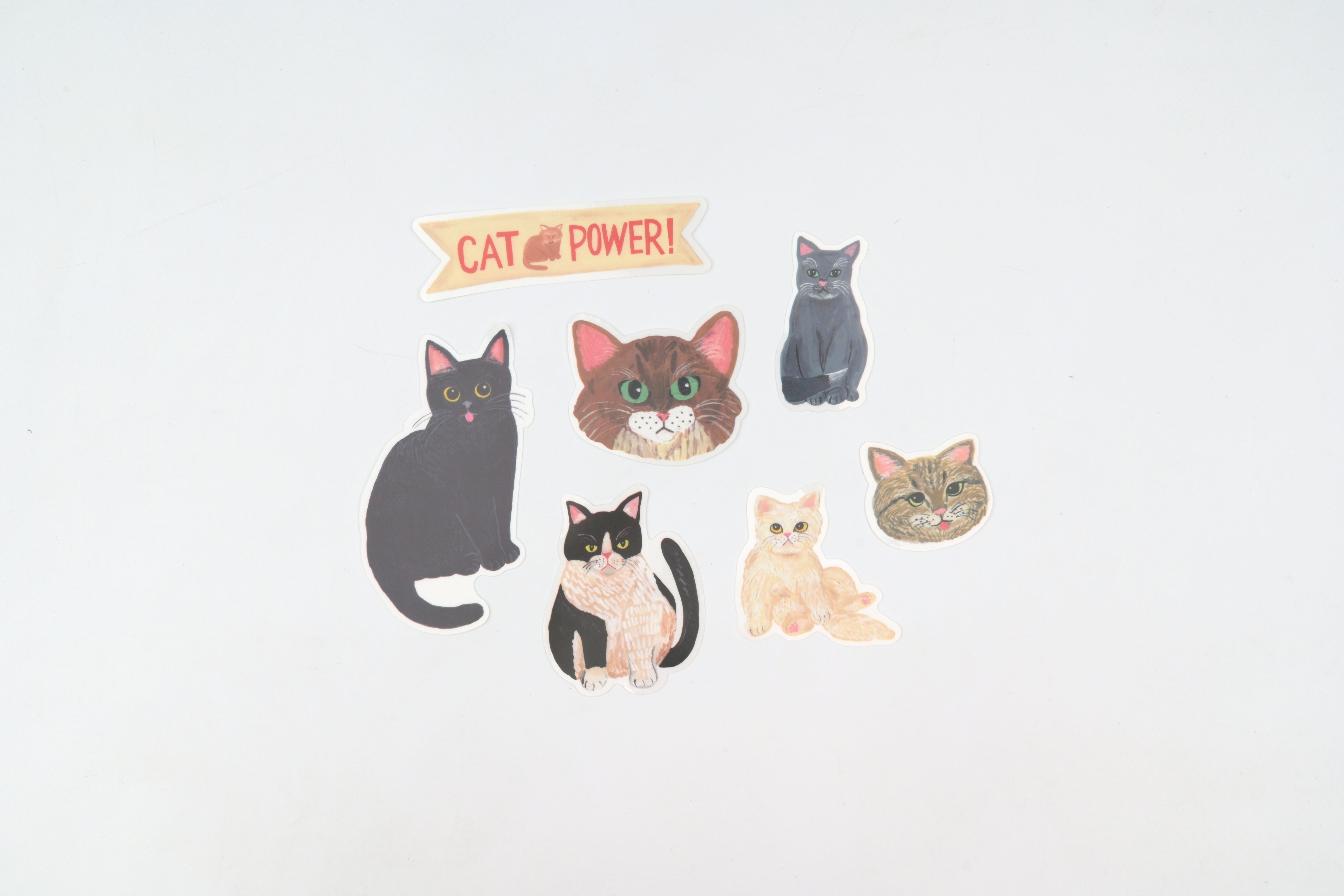 Greeting Life x Kahoko Sodeyama Sticker Pack - Cat