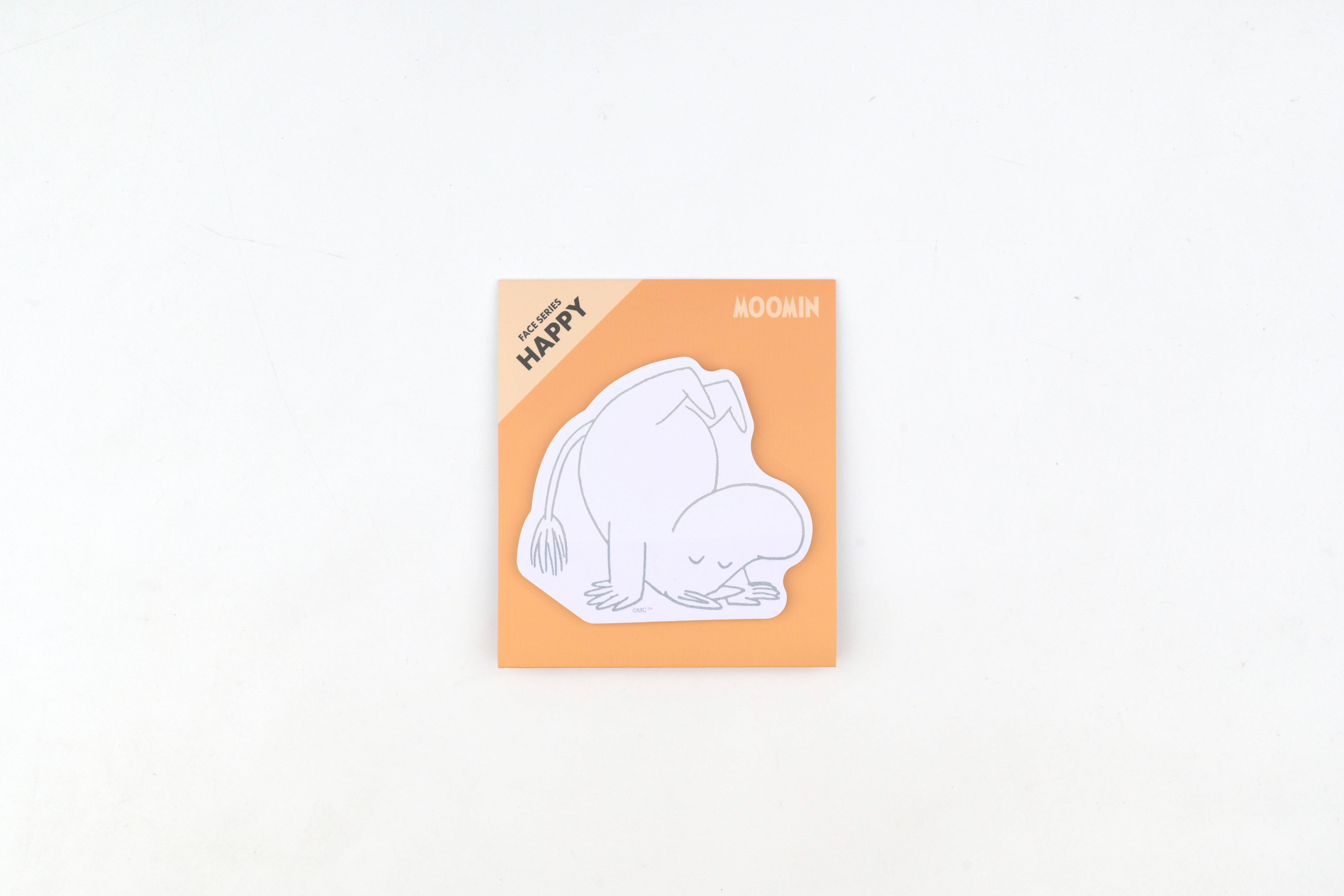 WORLD CRAFT Standing Sticky Notes - Moomin Face - Happy