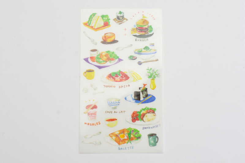 Midori Transfer Stickers for Journaling - Lunch Motifs