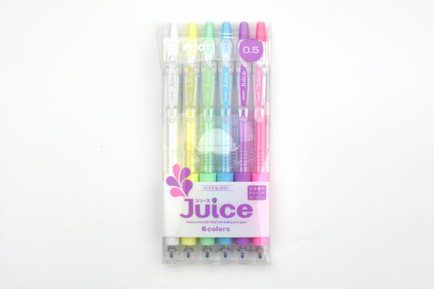 Pilot Juice Gel Pen - Pastel Color - 0.5mm - Set of 6