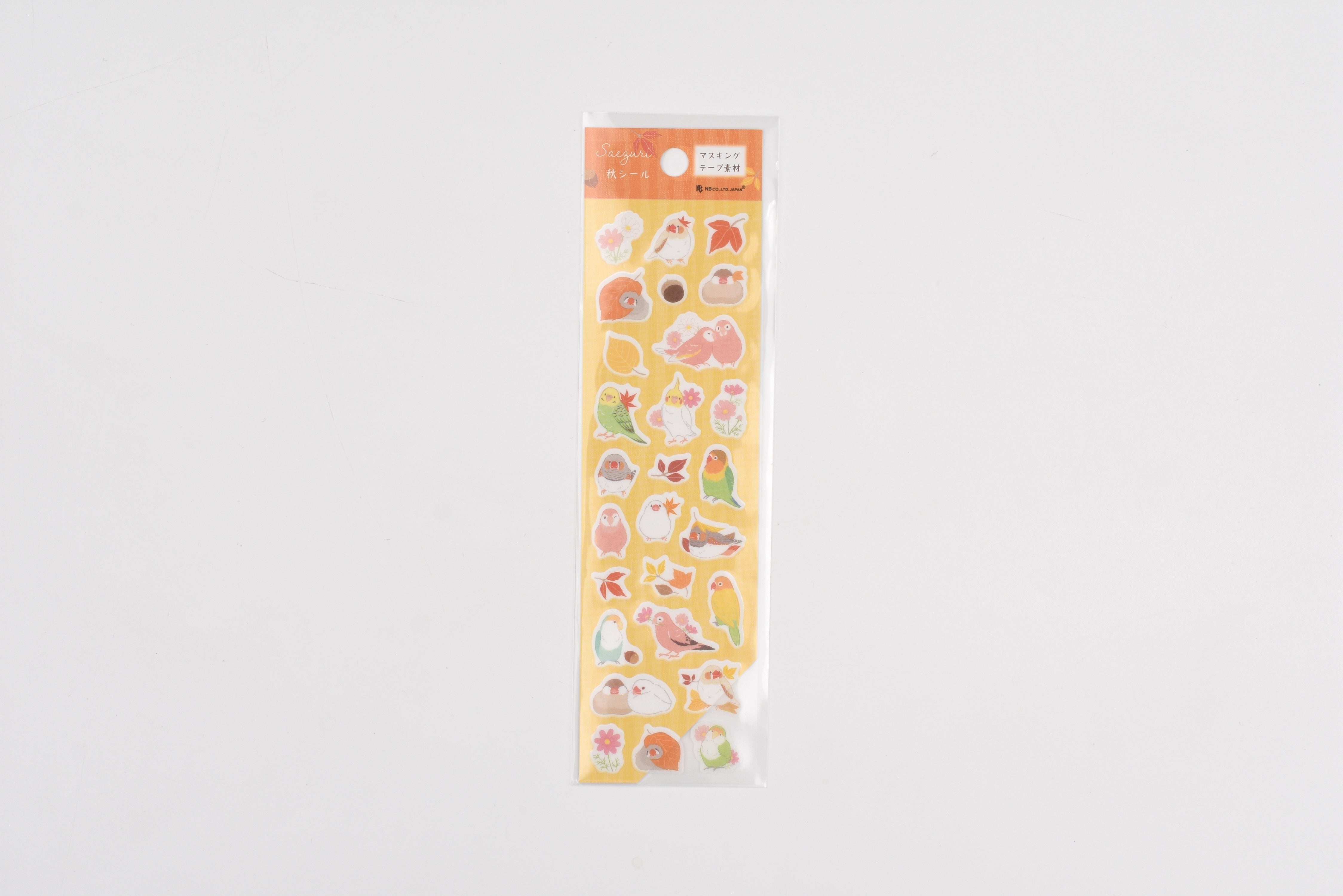 NB Sticker Sheet - Chirping - Playing in Autumn