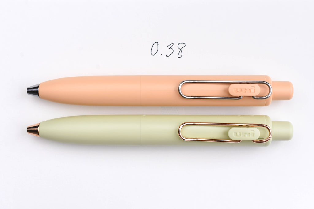 Uni-Ball One P Gel Pen - 0.38 mm - La France Body - Rose Gold Clip