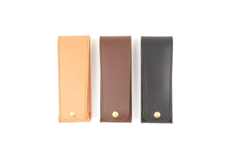 The Superior Labor - Ingrassato Leather - Fountain Pen Case - 2 Pens