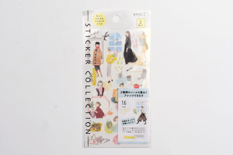 Midori 2 Sheets Planner Sticker - Fashion