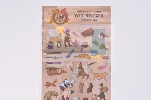 Yoseka Stationery Zoo Sticker - Edition One