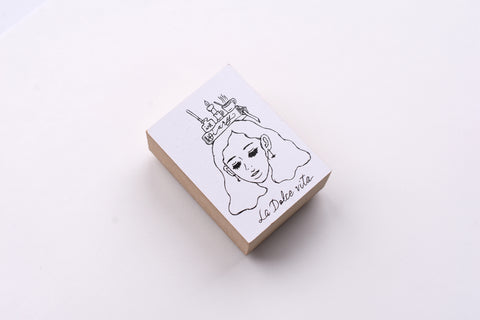 La Dolce Vita Rubber Stamp - 10th Anniversary Girl
