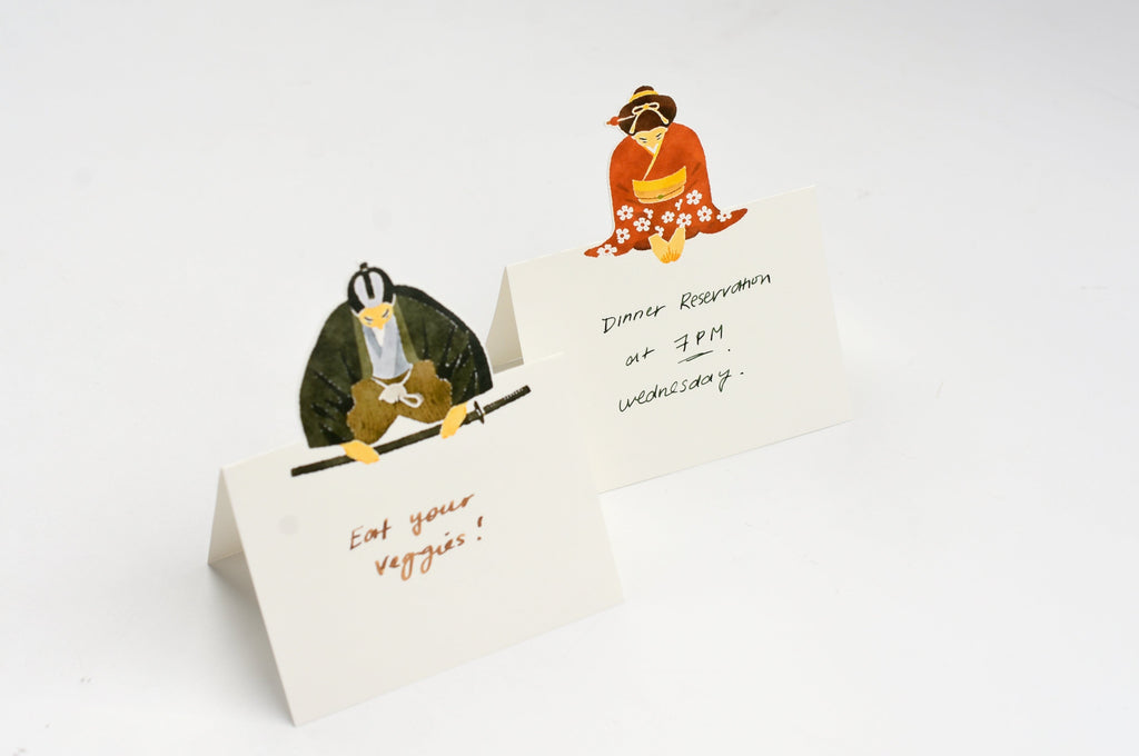 Marumo Printing DieCut Stand Message Pad Yoseka Stationery