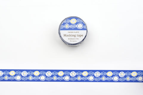 Papier Platz x kurogoma - Stone Mill Flower Masking Tape