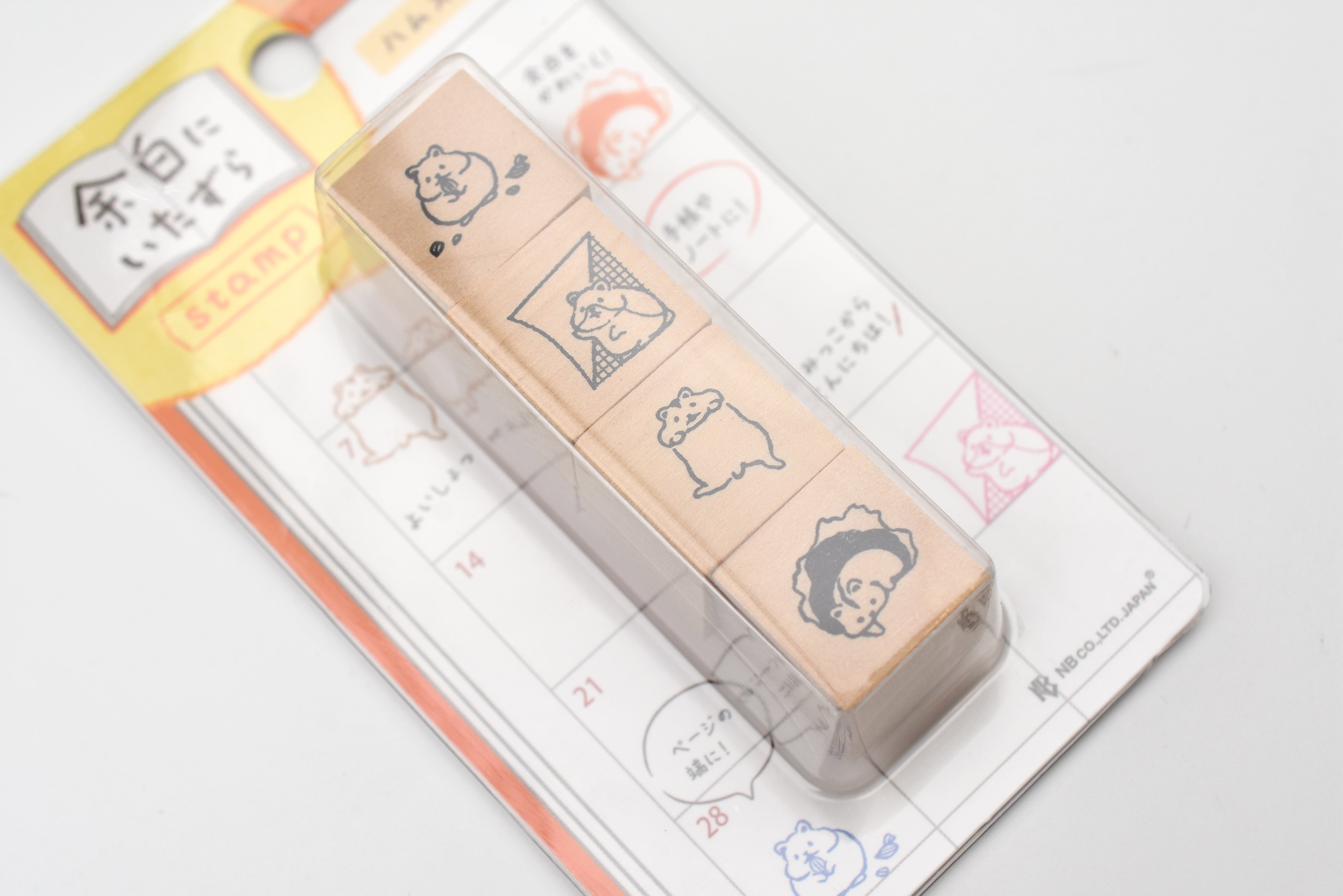 NB Wooden Stamps - Doodles in the Margins - Hamster – Yoseka