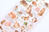 Kamio Illustrated Picture Book Stickers - Rodents