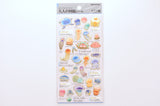 Kamio Illustrated Picture Book Stickers - Jellyfish