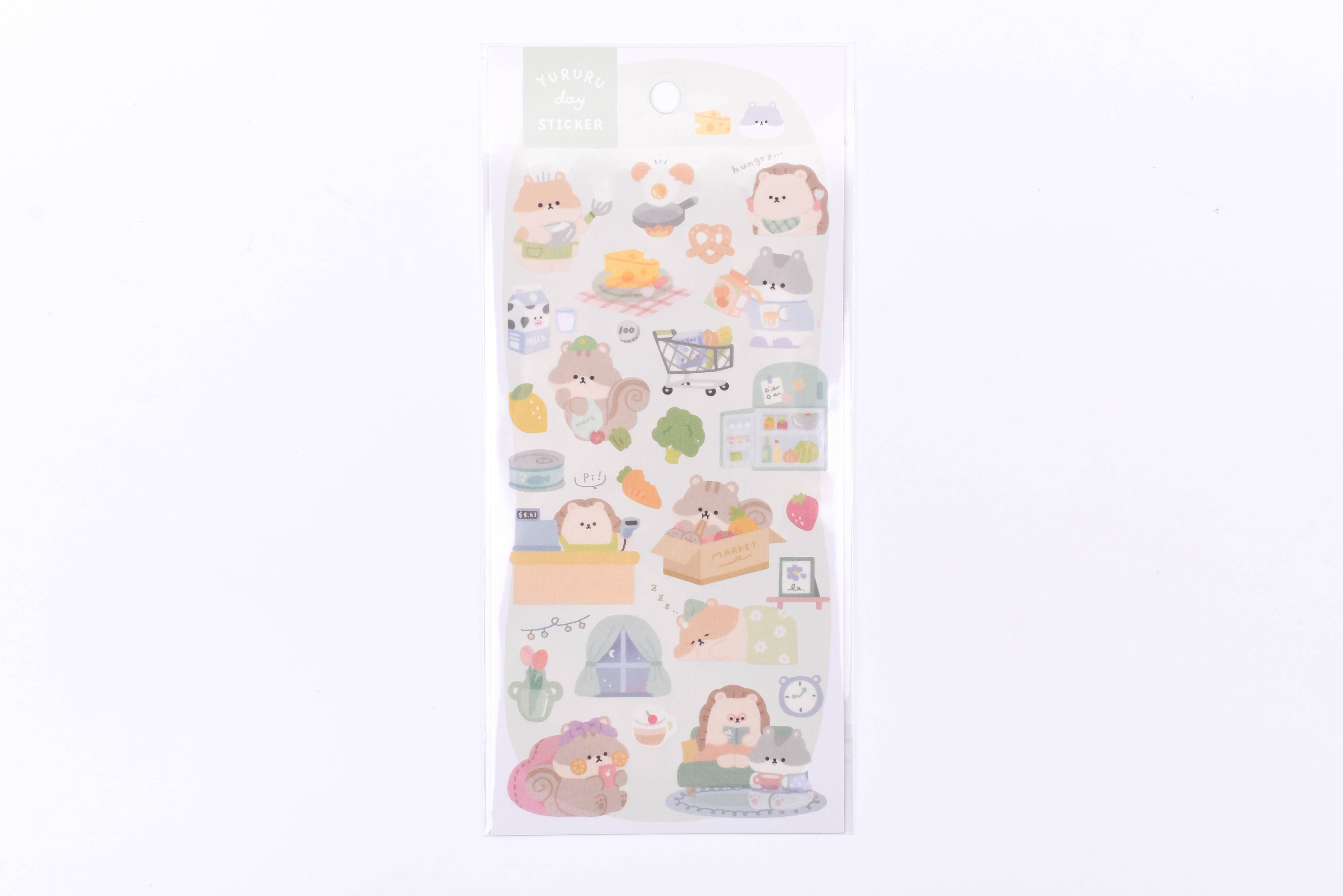 Yururu Day Sticker - Forest Animals