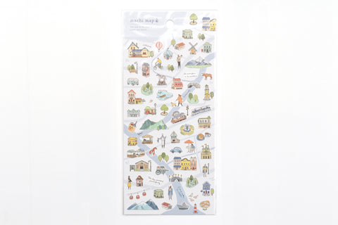 Mind Wave - Town Map Sticker - White City