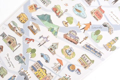 Mind Wave - Town Map Sticker - White City