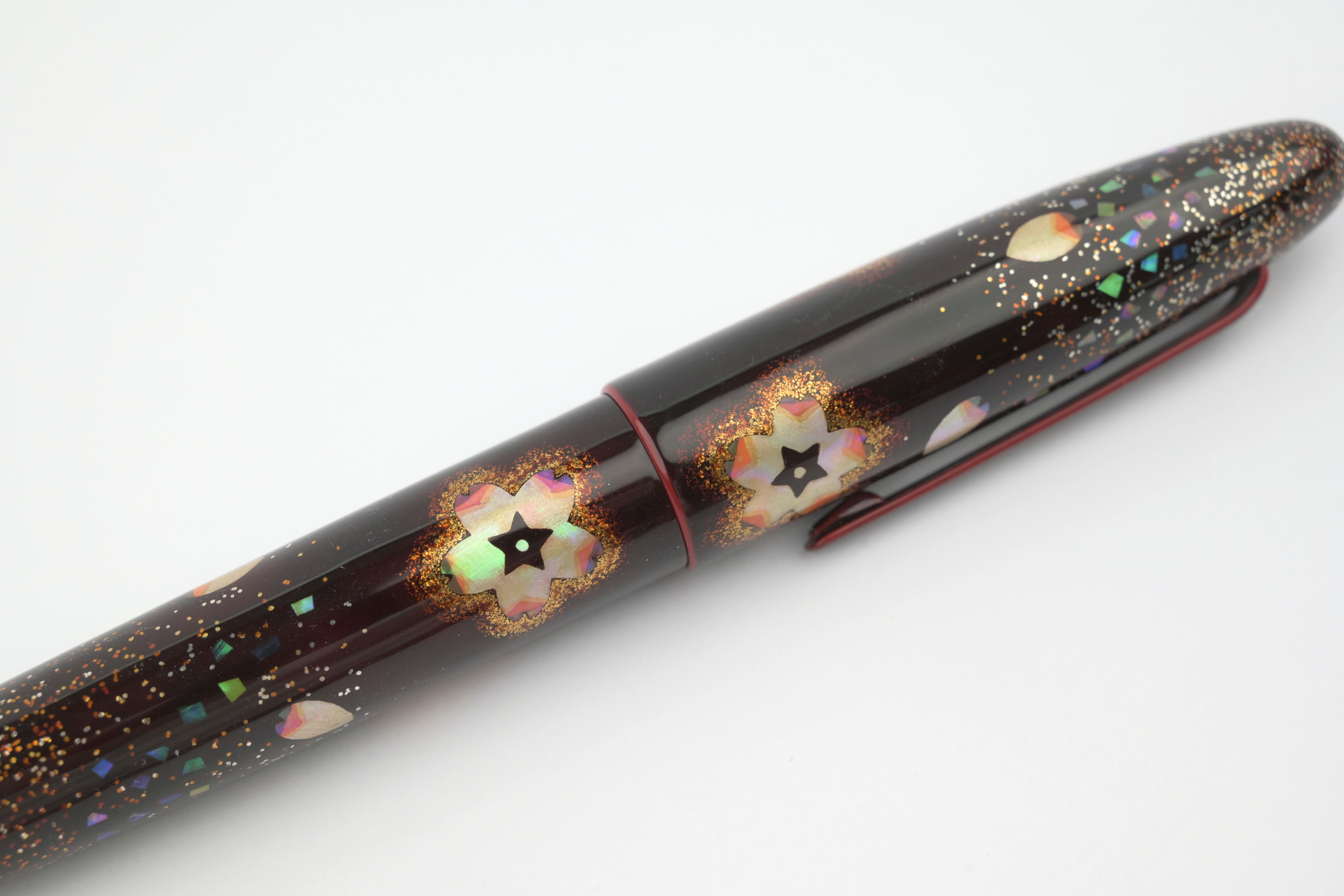 Taccia Miyabi Fountain Pen - Golden Sunlit Sakura - Limited