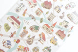 Mind Wave - Town Map Sticker - Gray City