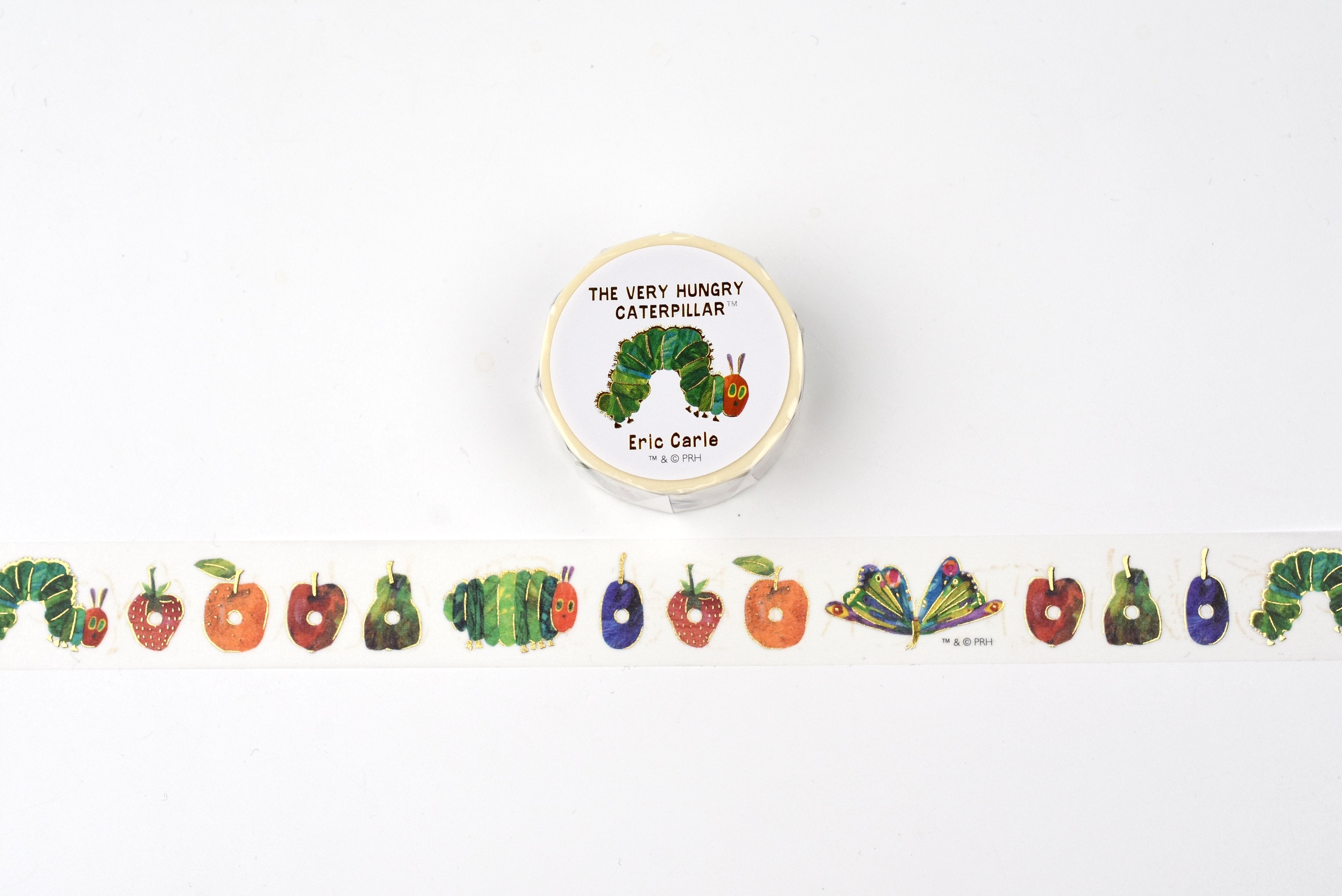 Cozyca - Eric Carle Foil Stamping Washi Tape - The Very Hungry Caterpillar