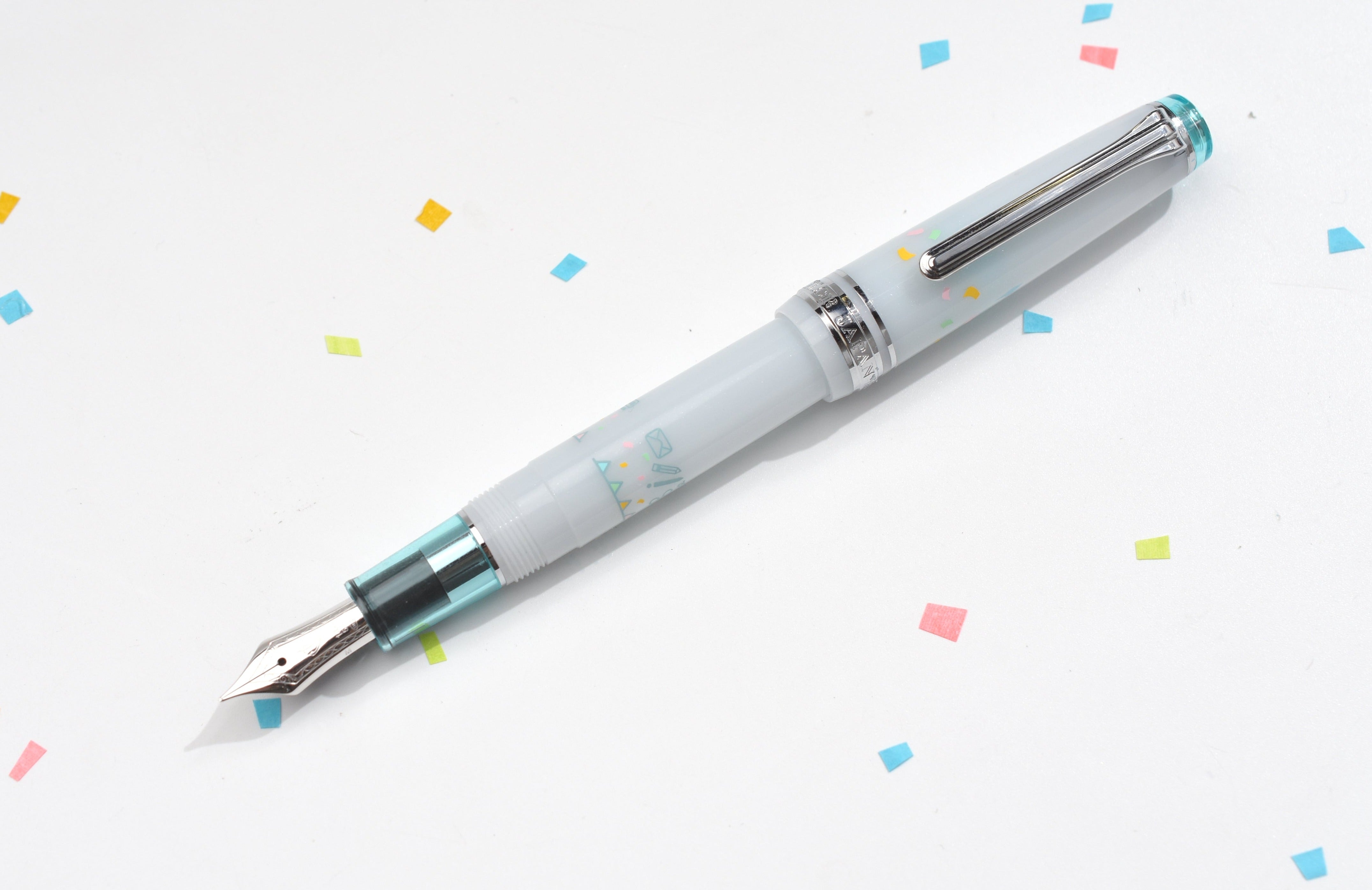 Yoseka Pro Gear Slim Fountain Pen - Stationery Fest 2024 - Confetti