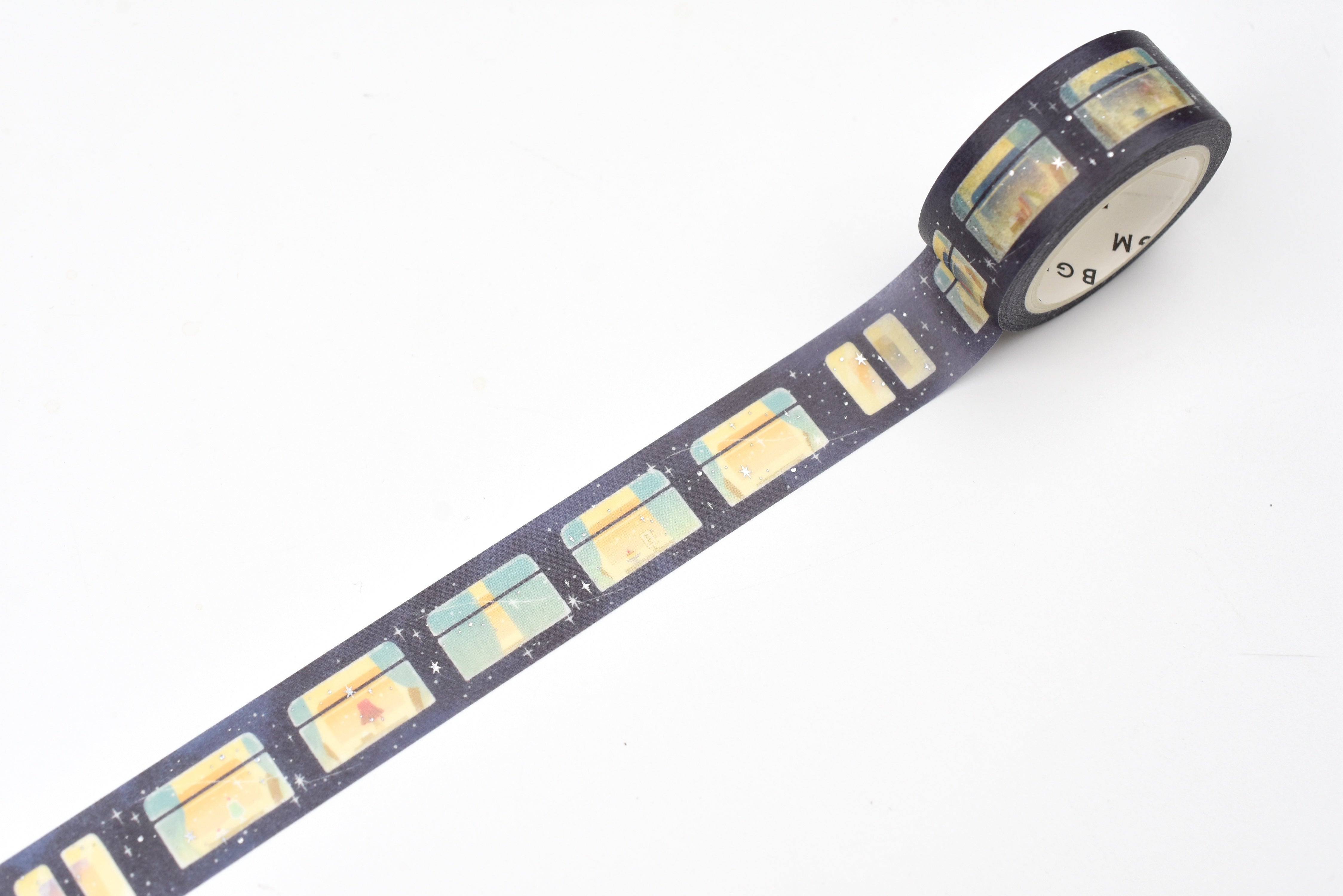 BGM Life Washi Tape - Foil Stamping - Sleeping Train in the Stars
