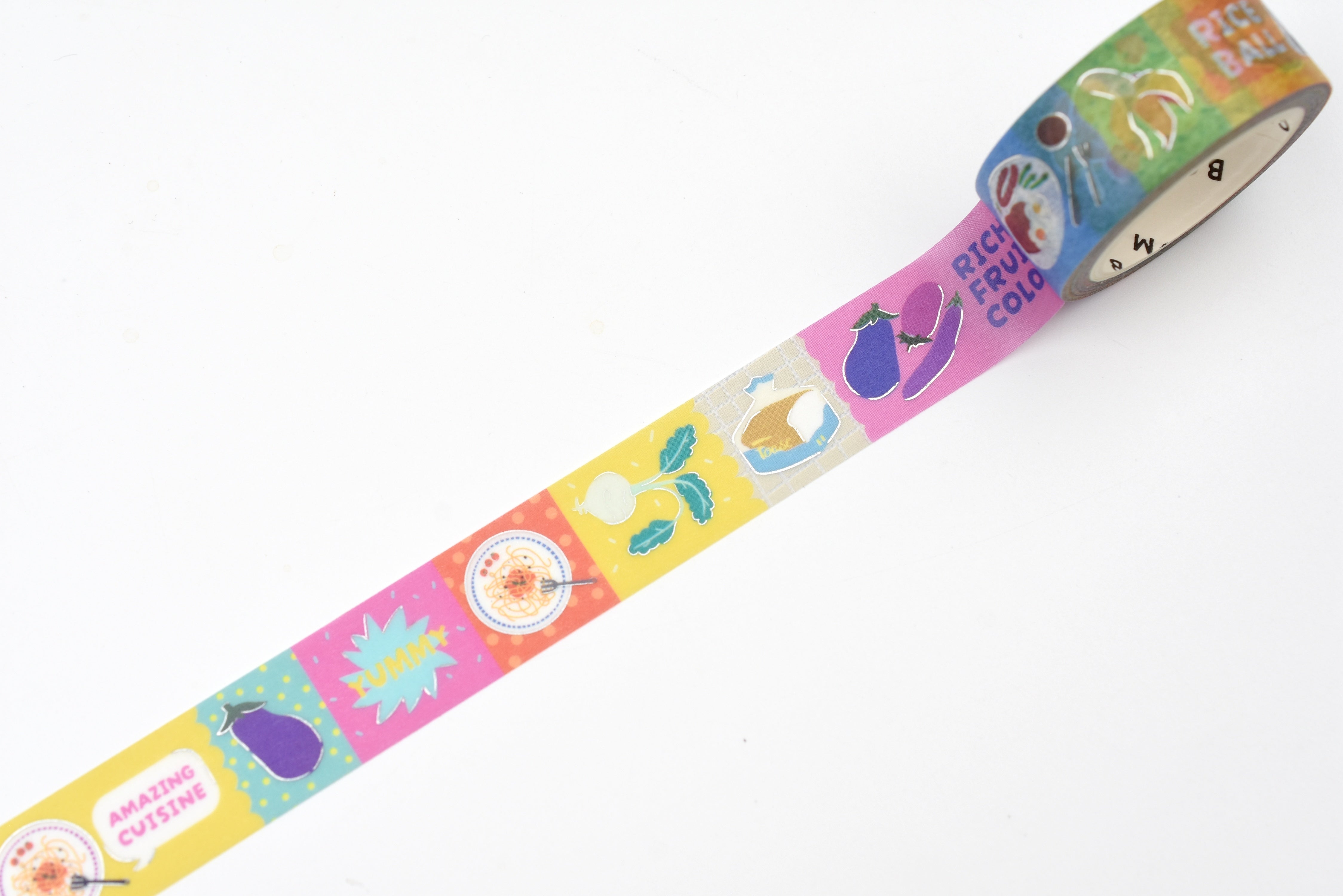 BGM Life Washi Tape - Foil Stamping - Pop Food