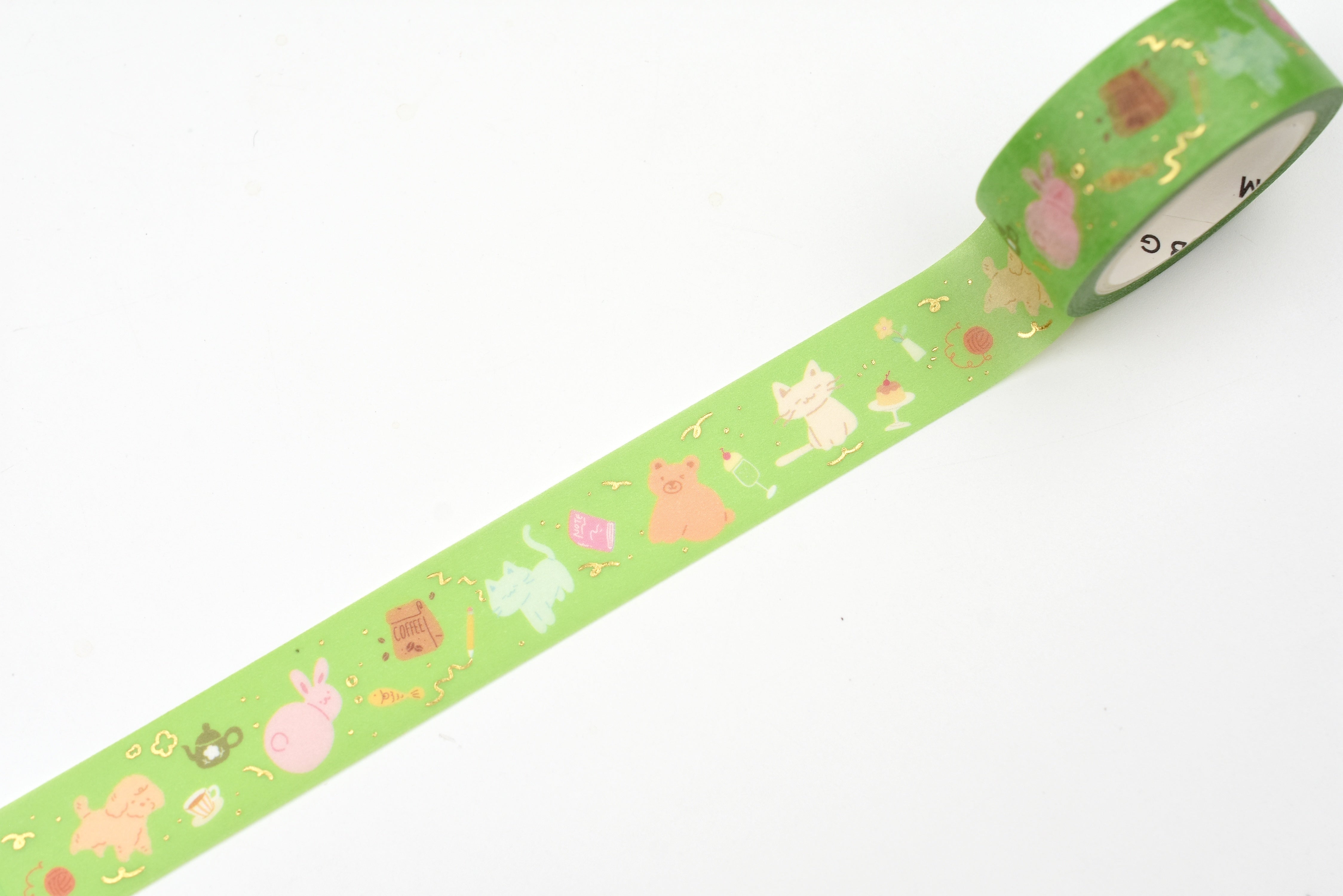 BGM Life Washi Tape - Foil Stamping - Animal Carnival