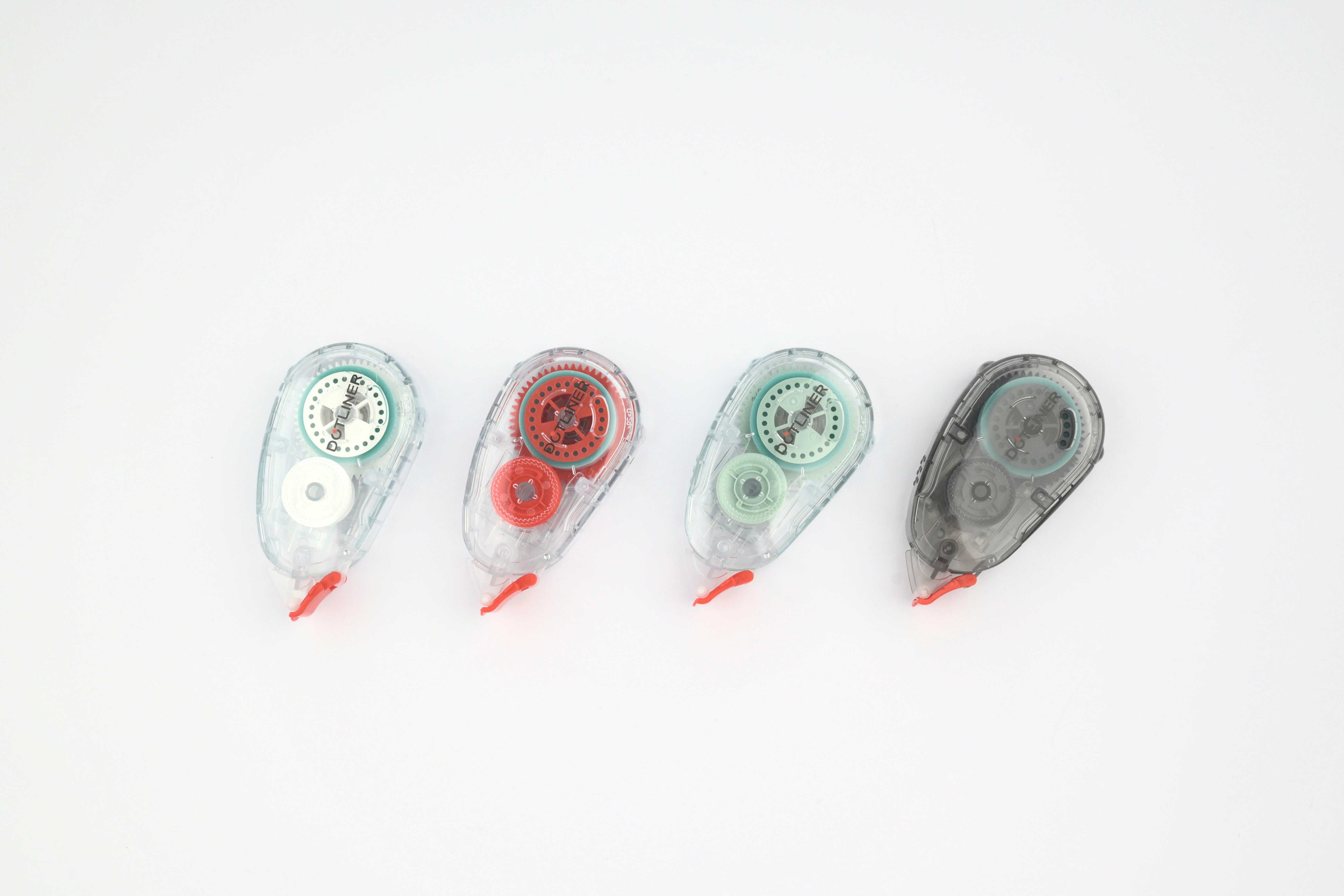 KOKUYO Dotliner Adhesive Tape Roller -  Transparent Mechanism
