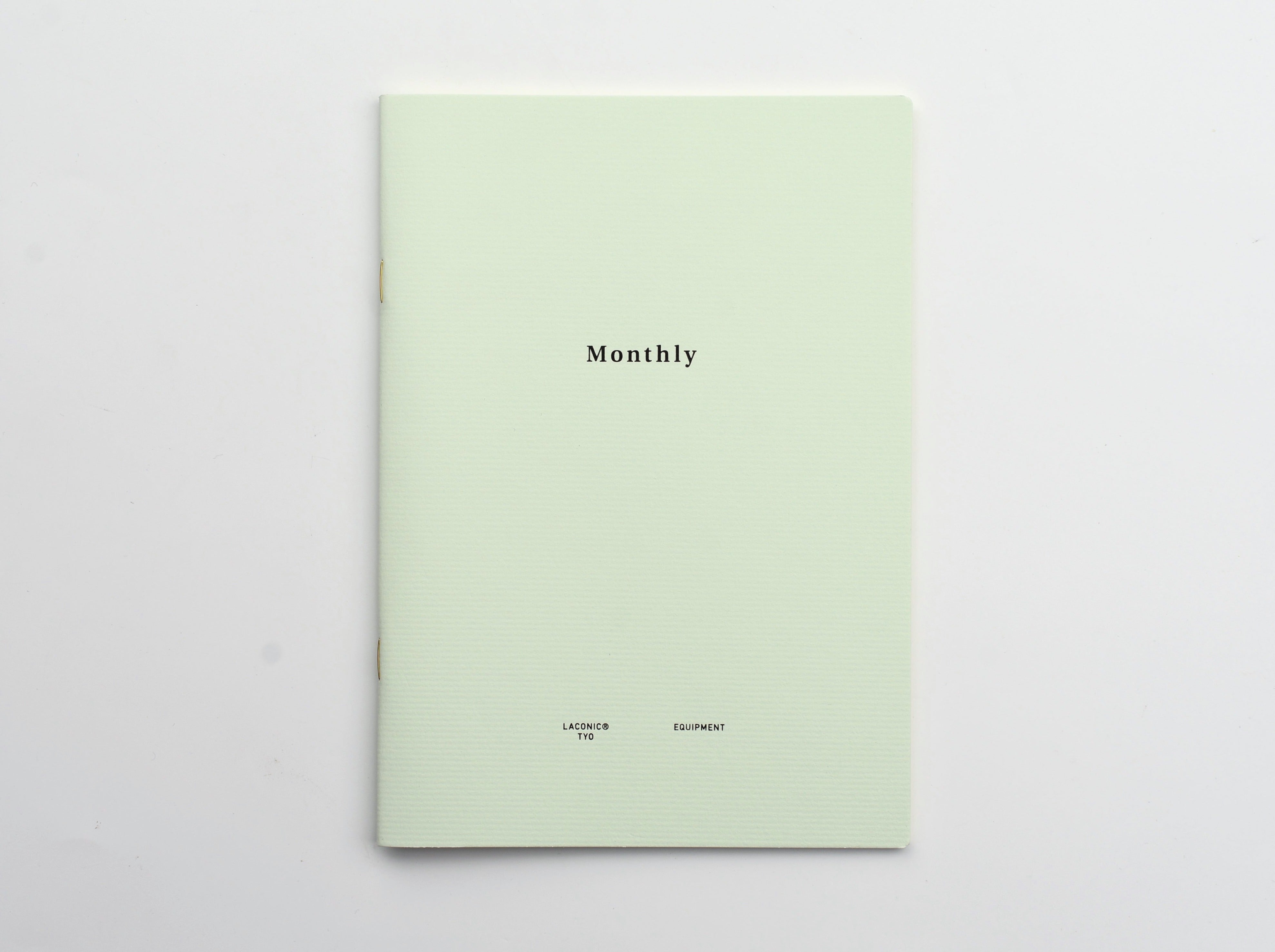 Laconic Style Notebook - Monthly - A5