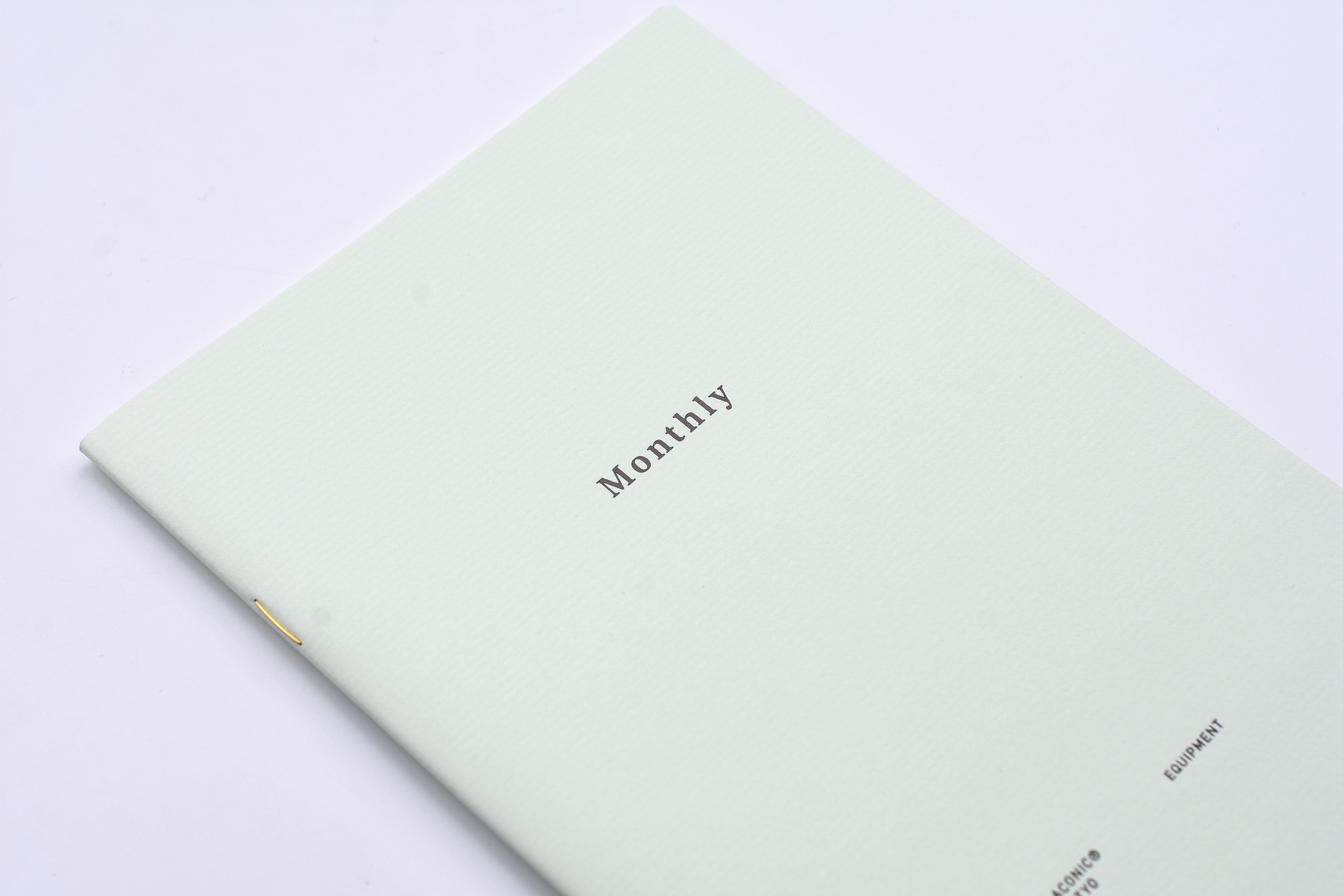 Laconic Style Notebook - Monthly - A5