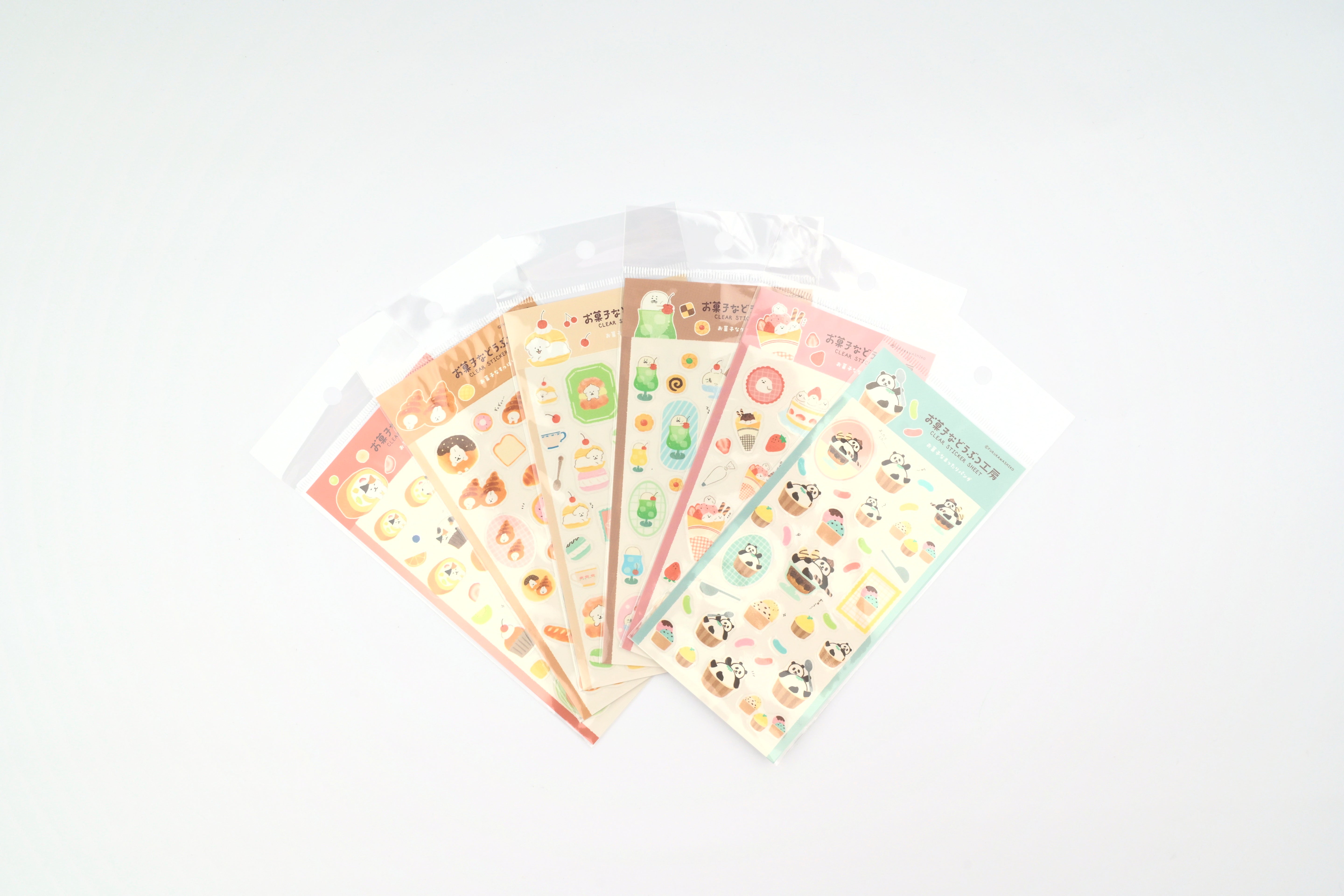 Furukawa Paper Sticker Sheet - Sweets Animal Workshop - Vol. 3